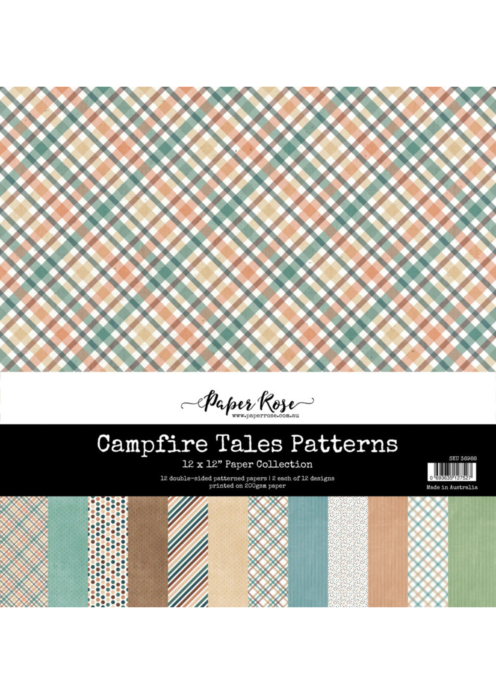Paper Rose Paper Rose 12x12 Collection, Campfire Tales Patterns