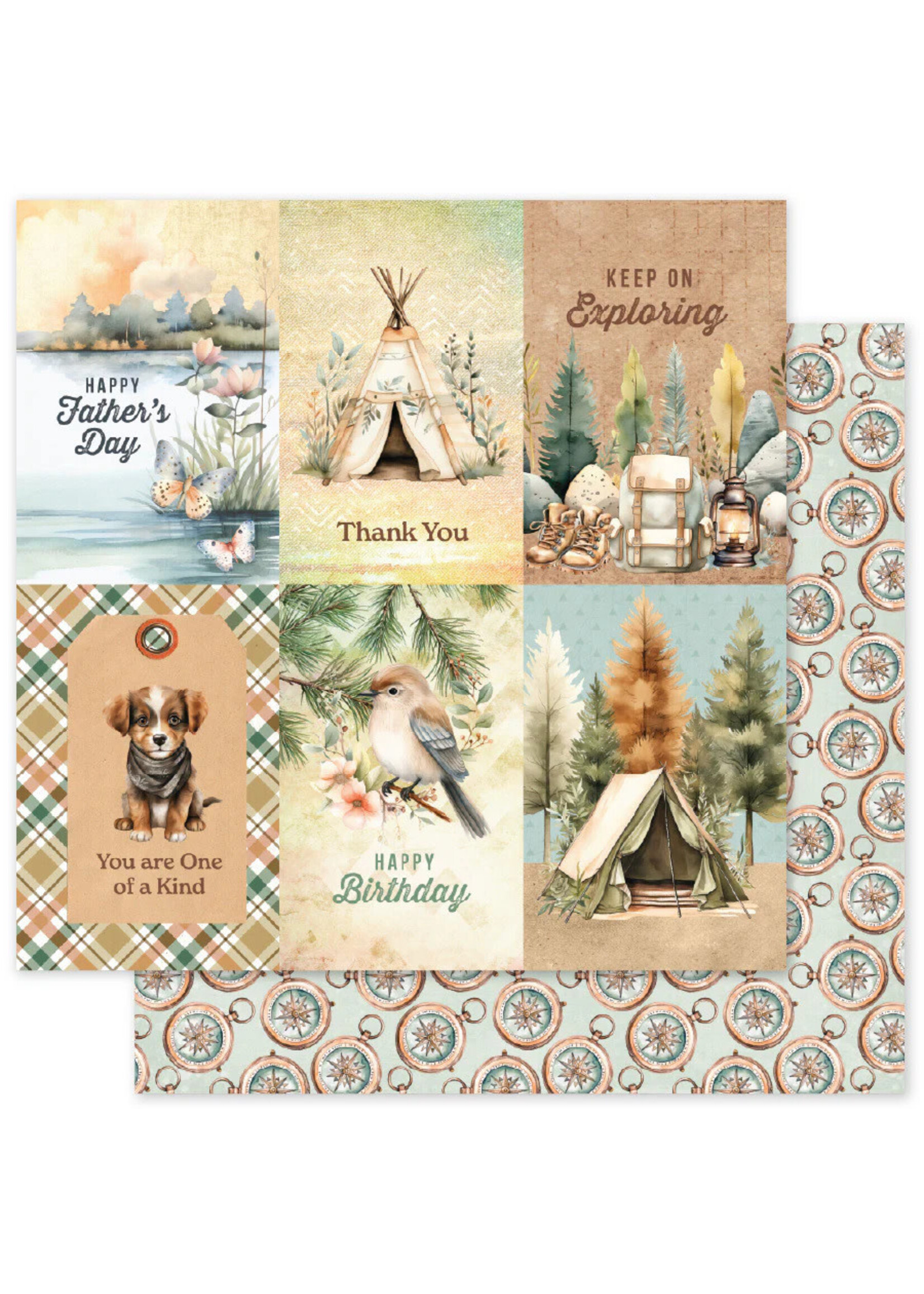 Paper Rose Paper Rose 12x12 Campfire Tales, C