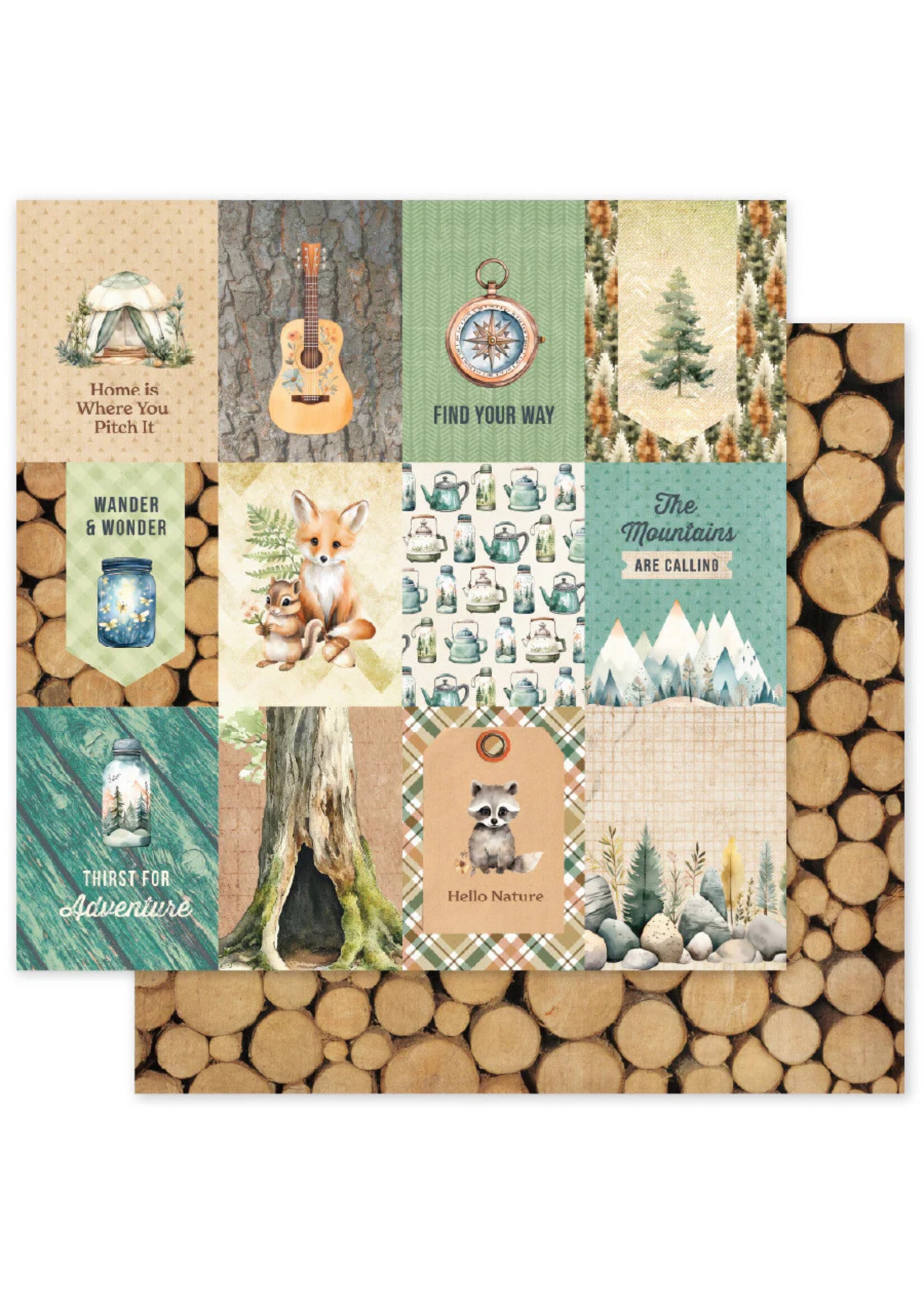 Paper Rose Paper Rose 12x12 Campfire Tales, E
