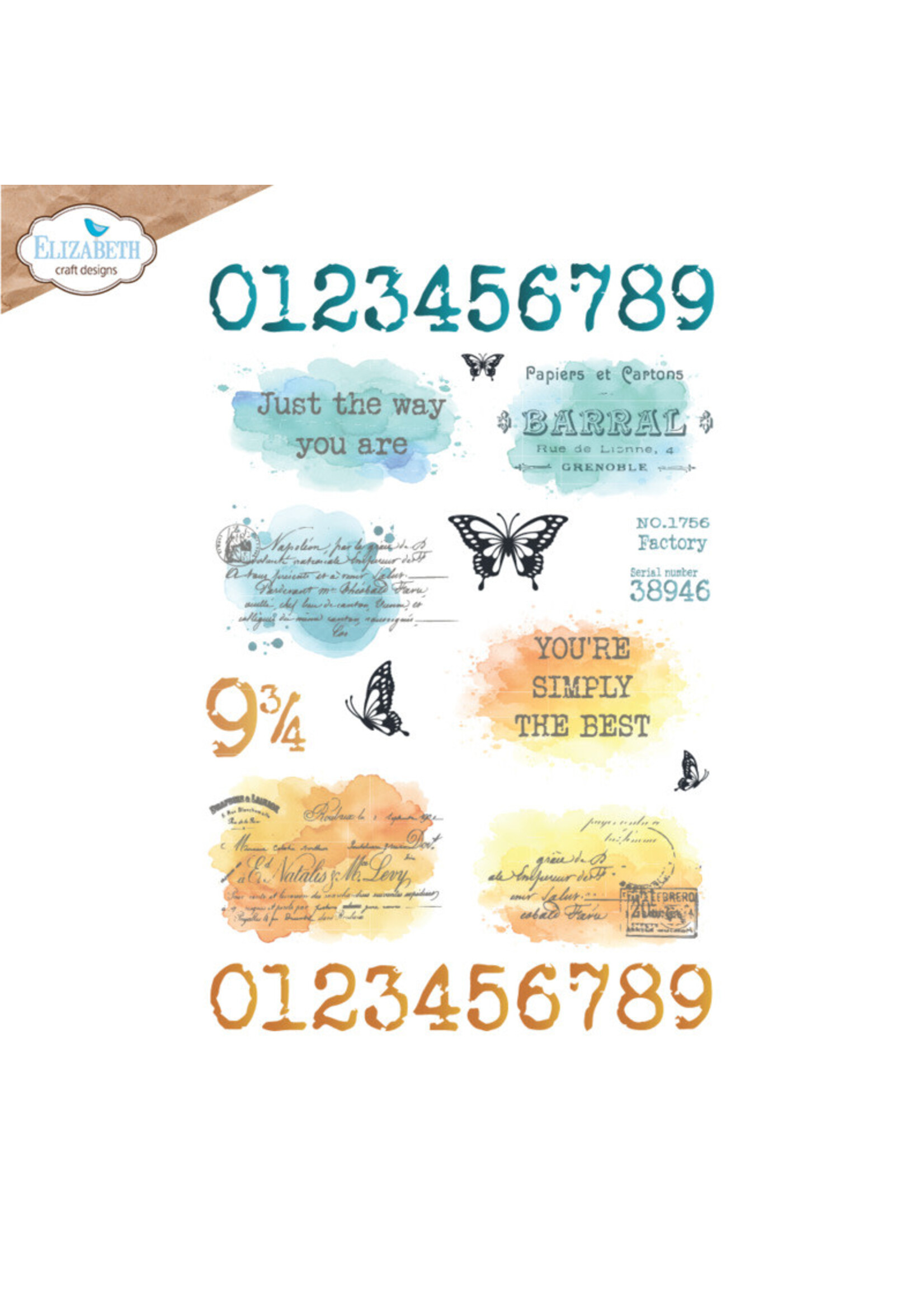 Elizabeth Craft Design Elizabeth Craft Rub-Ons, Layers of Time