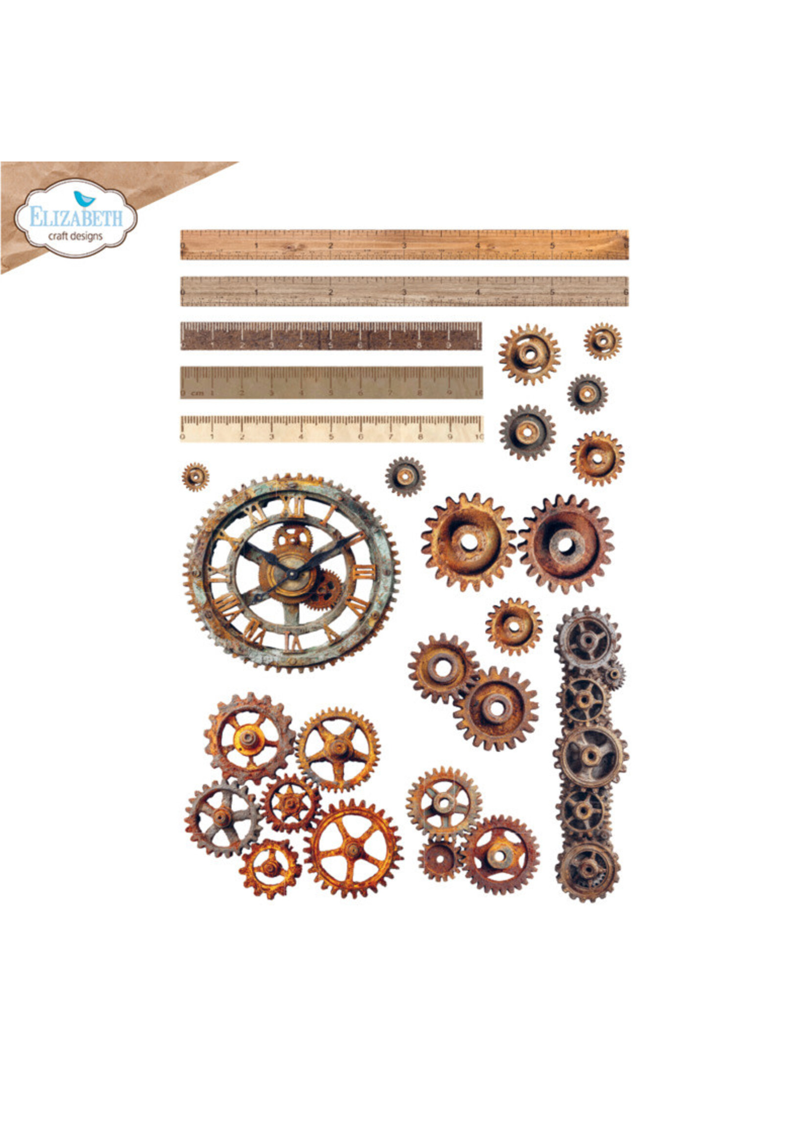 Elizabeth Craft Design Elizabeth Craft Rub-Ons, Layers of Time