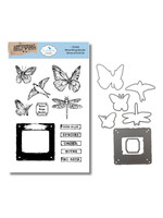 Elizabeth Craft Design Elizabeth Craft Stamp & Die Set, Where Wings Wander
