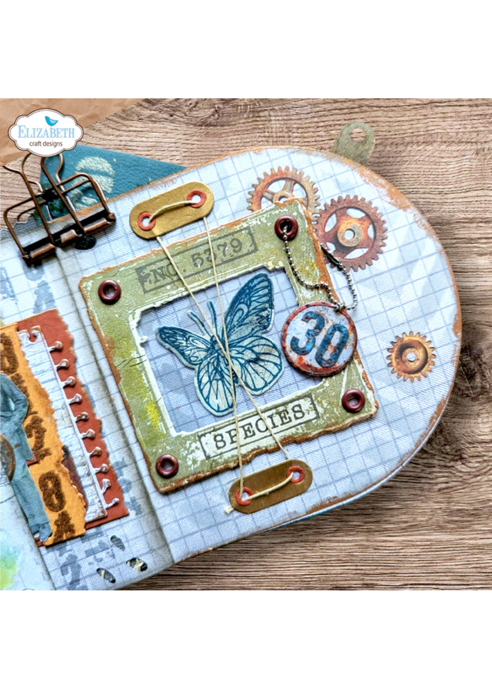 Elizabeth Craft Design Elizabeth Craft Stamp & Die Set, Where Wings Wander