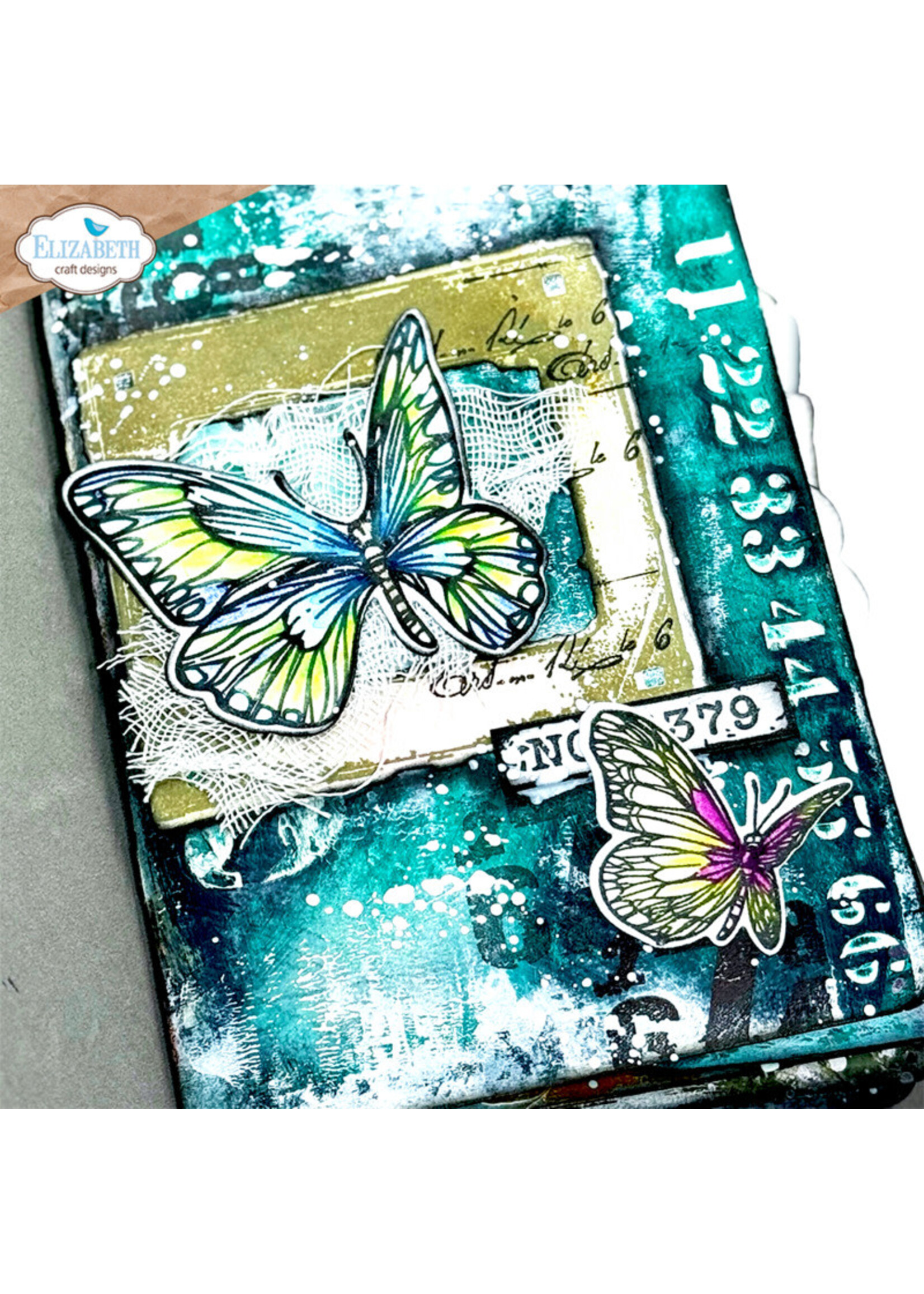 Elizabeth Craft Design Elizabeth Craft Stamp & Die Set, Where Wings Wander