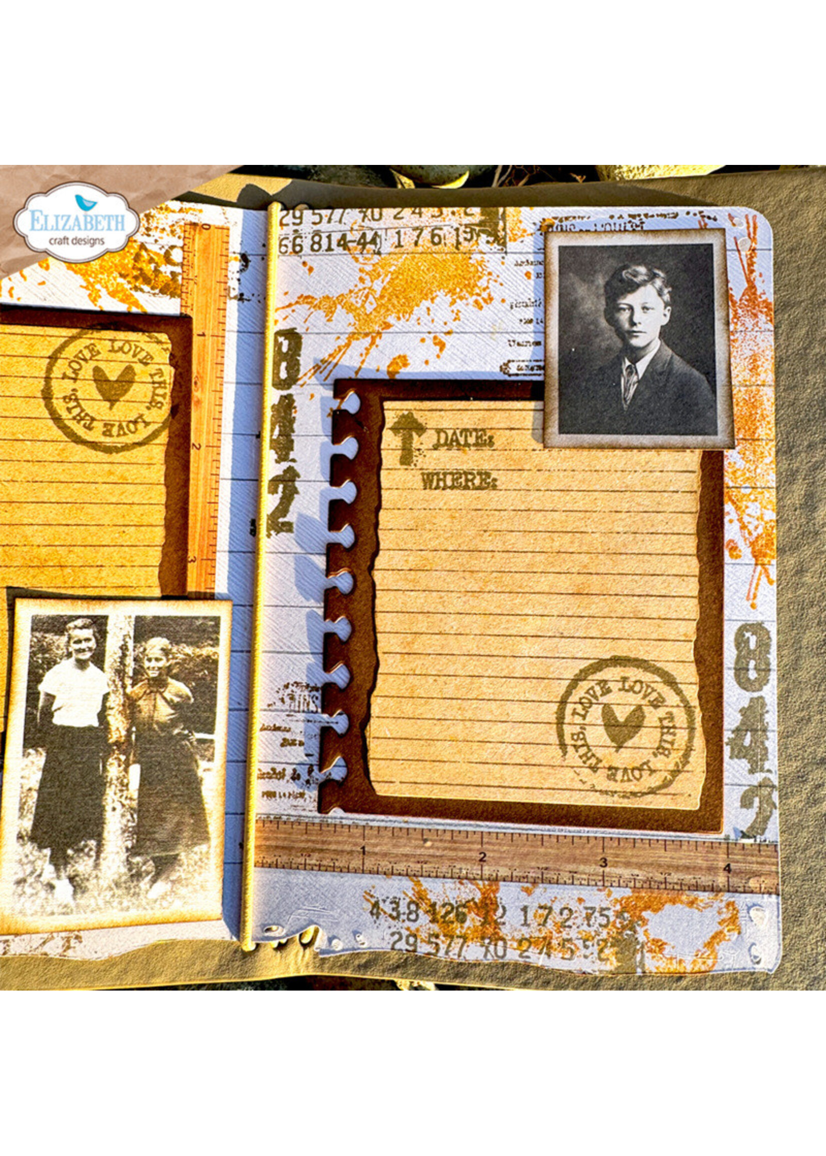 Elizabeth Craft Design Elizabeth Craft Stamp, Perfectly Imperfect