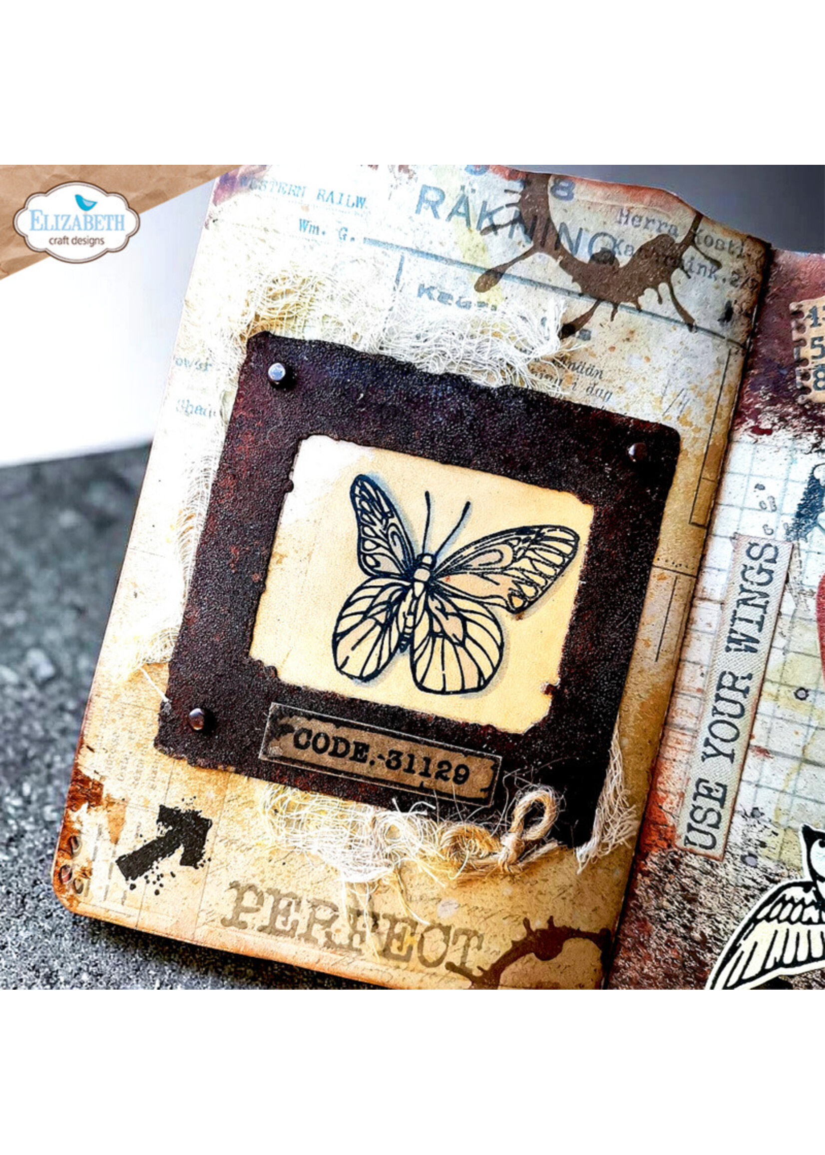 Elizabeth Craft Design Elizabeth Craft Stamp, Perfectly Imperfect