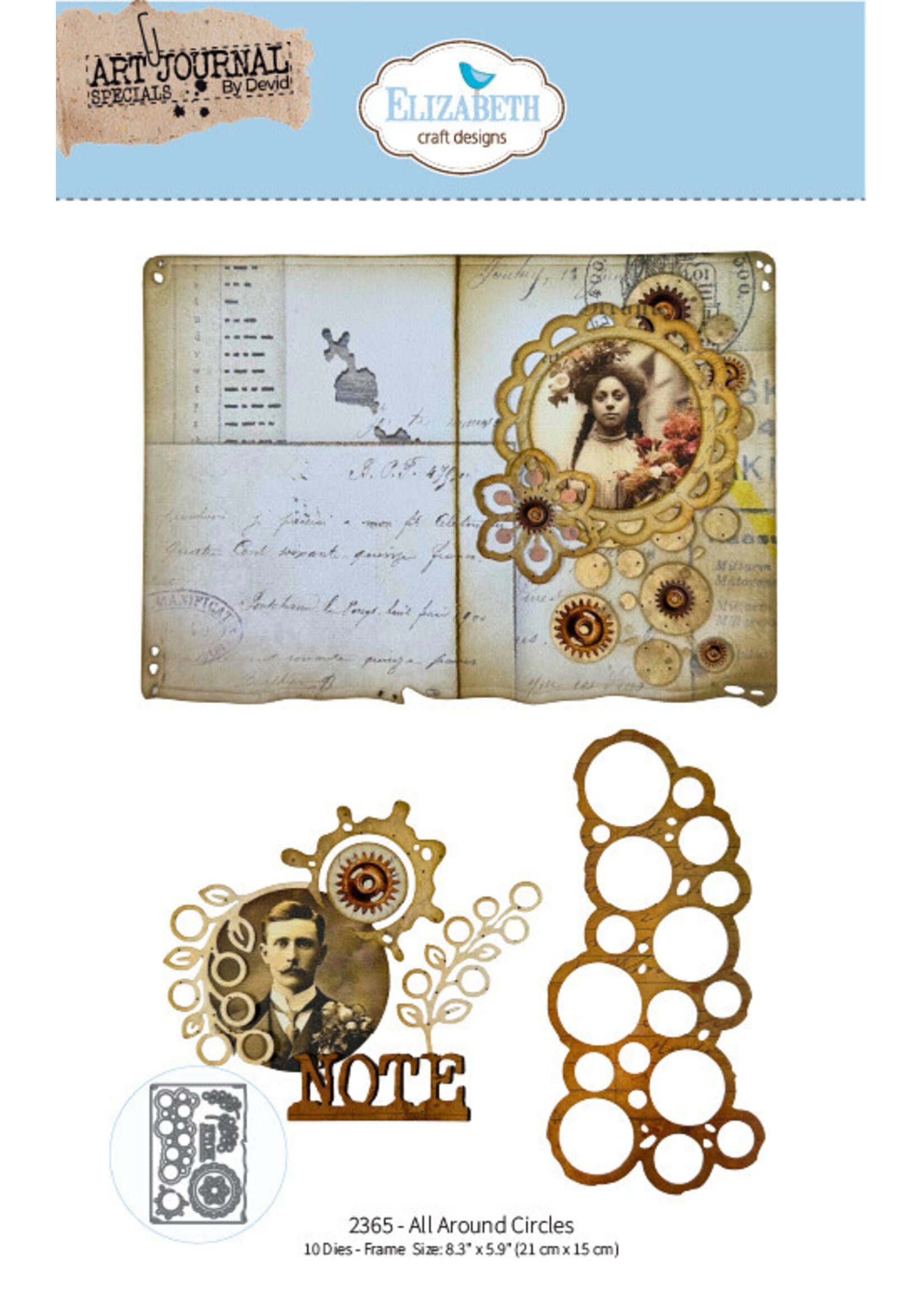 Elizabeth Craft Design Elizabeth Craft Die, 2365 All Around Circles