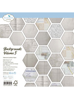 Elizabeth Craft Design Elizabeth Craft 12x12 Paper Pack, Backgrounds - Volume 5