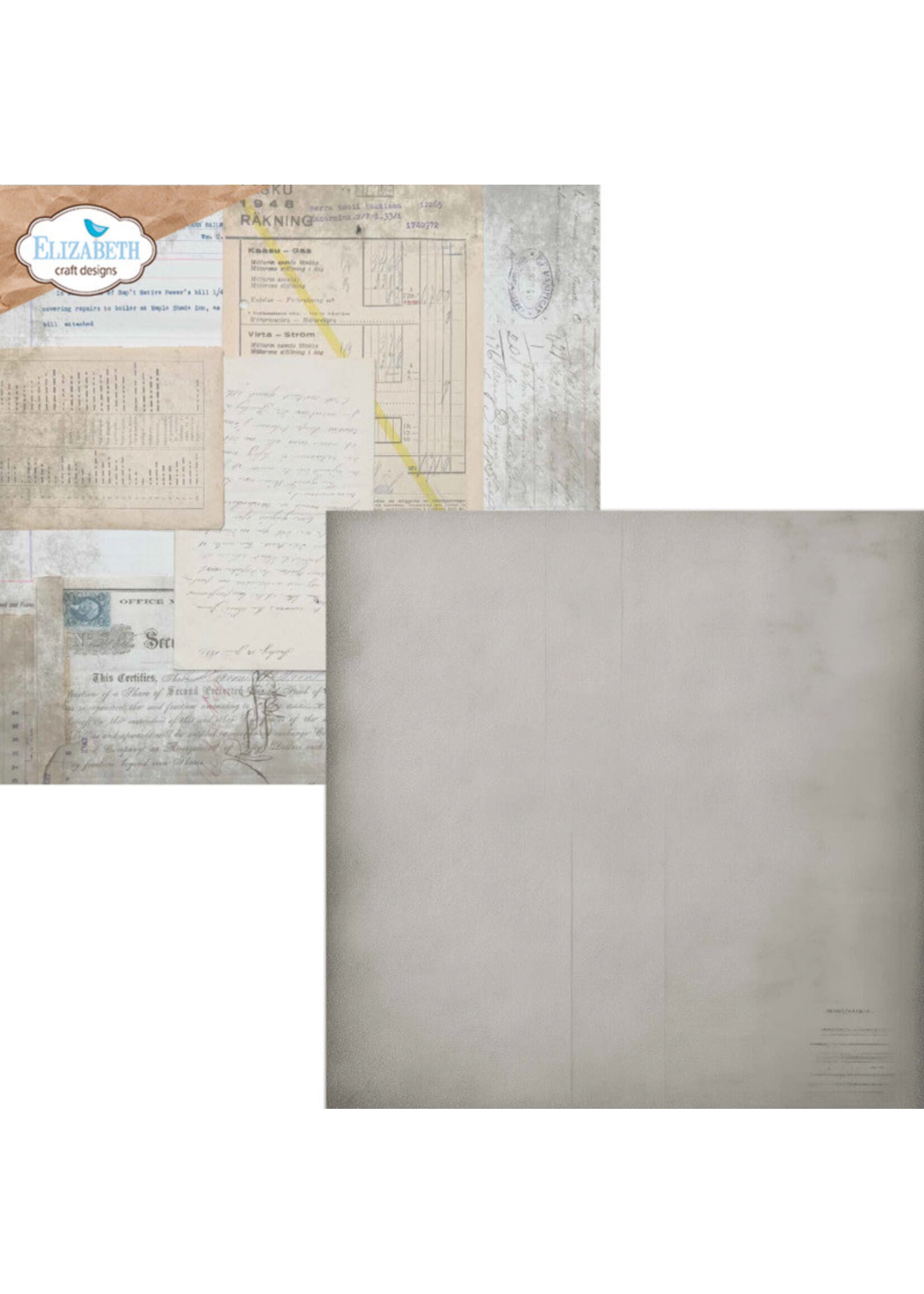 Elizabeth Craft Design Elizabeth Craft 12x12 Paper Pack, Backgrounds - Volume 5