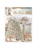 Stamperia Stamperia  Die Cuts, White Christmas