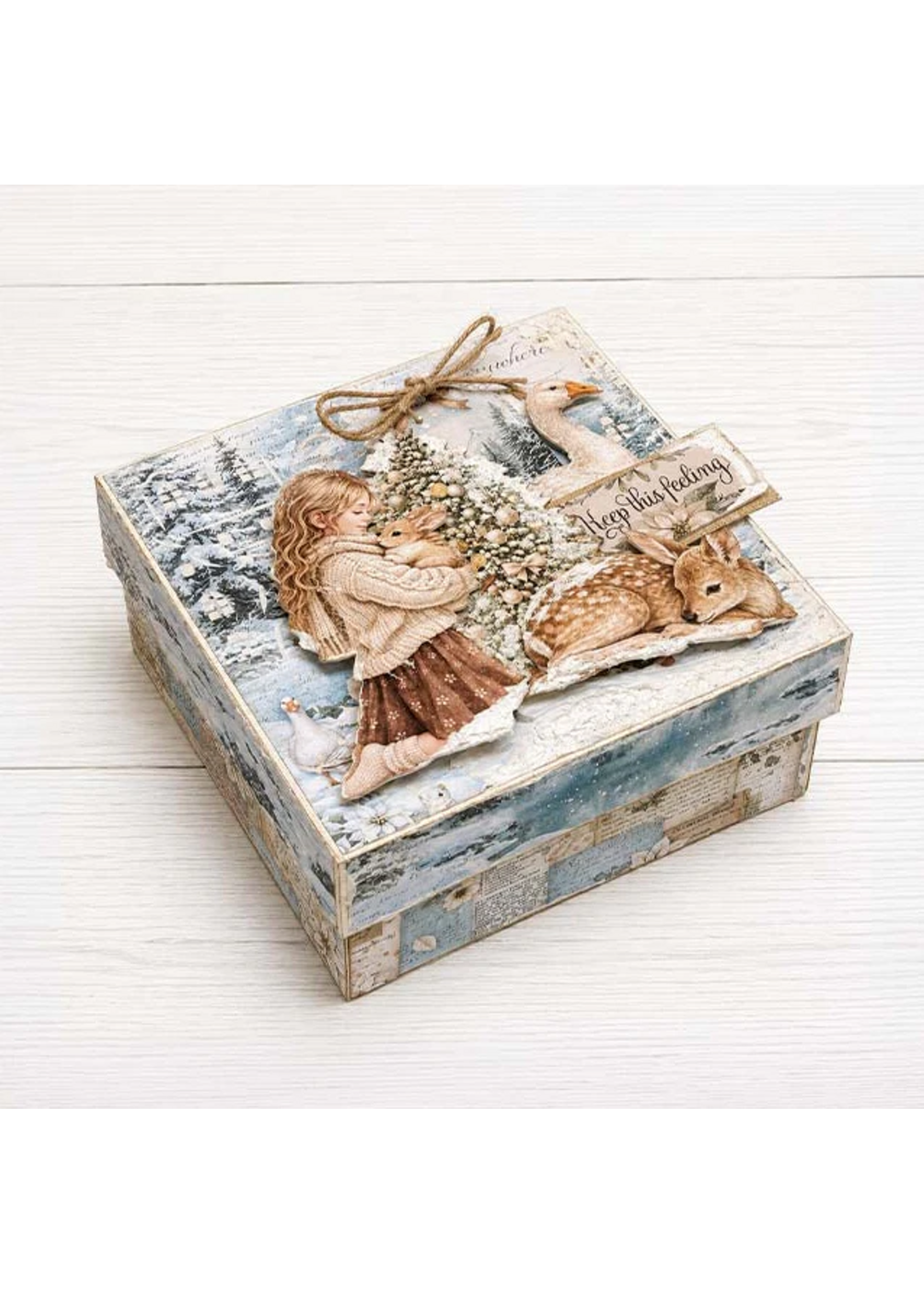 Stamperia Stamperia  Die Cuts, White Christmas