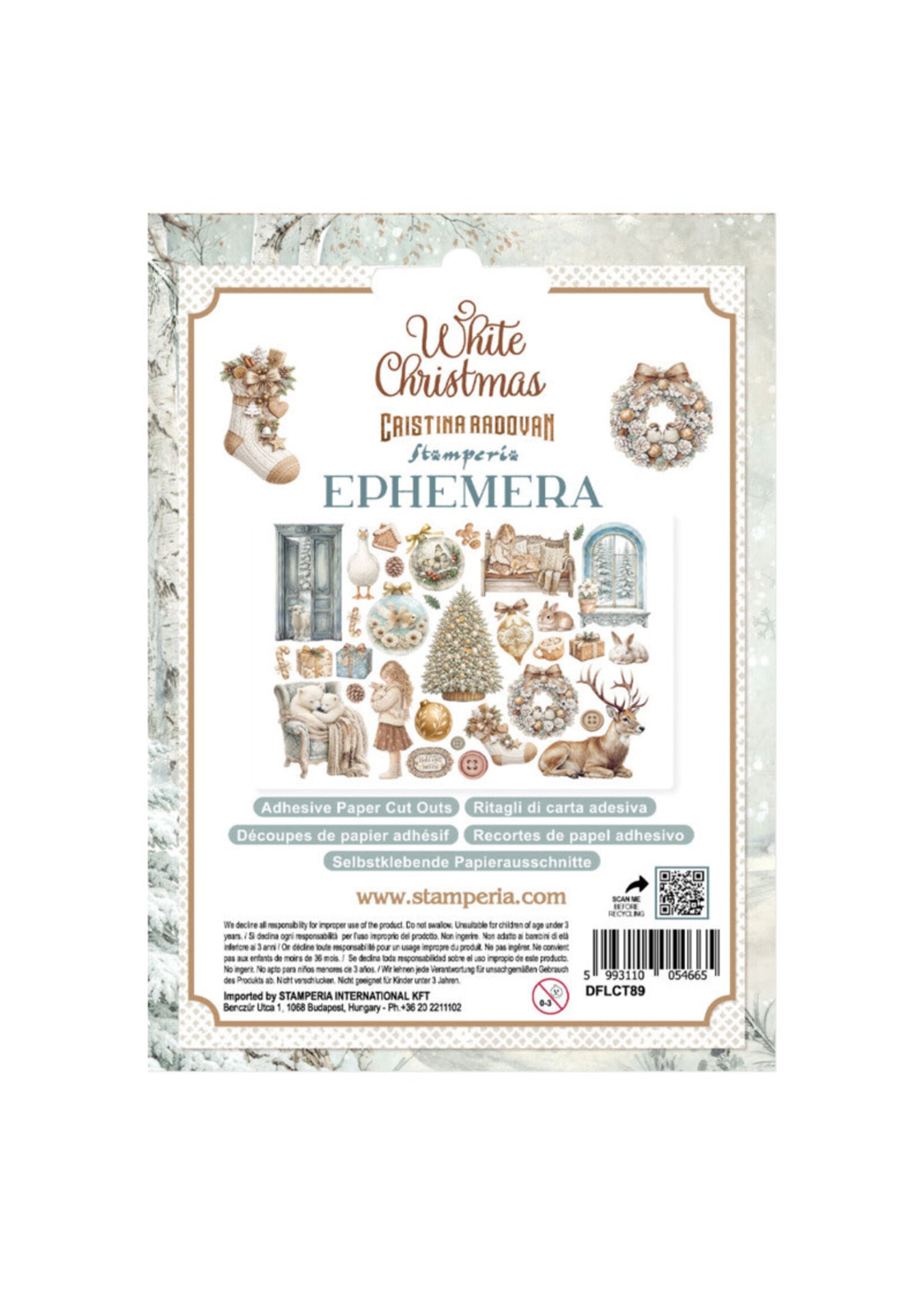 Stamperia Stamperia Ephemera, White Christmas