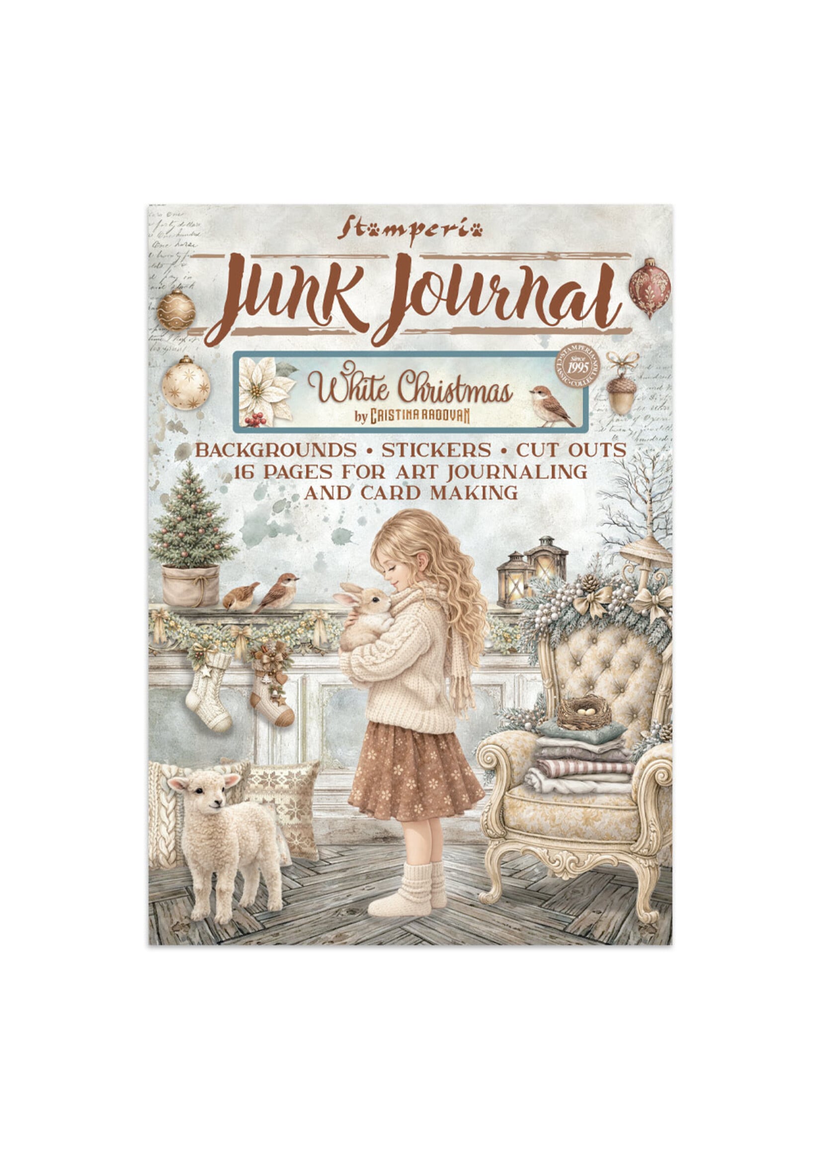 Stamperia Stamperia Junk Journal, White Christmas