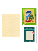 Spellbinders Spellbinders 3D Embossing Folder, A2 Herringbone
