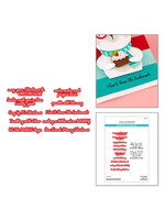 Spellbinders Spellbinders Clear Stamp & Die Set, Spectacular Holiday Sentiments