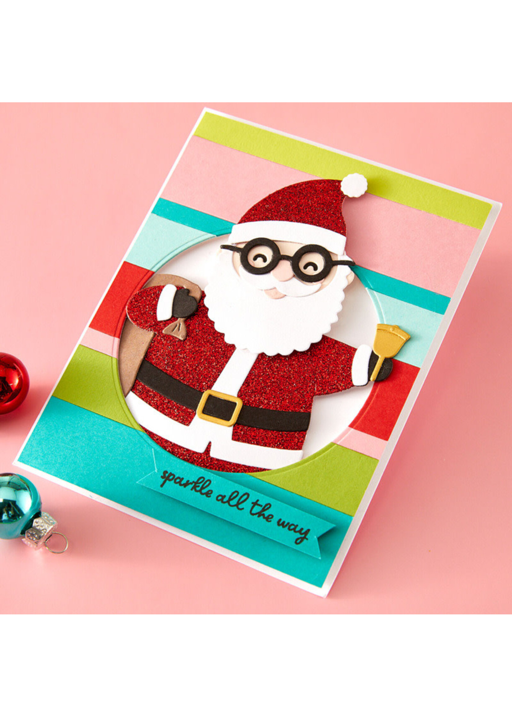 Spellbinders Spellbinders Clear Stamp & Die Set, Spectacular Holiday Sentiments