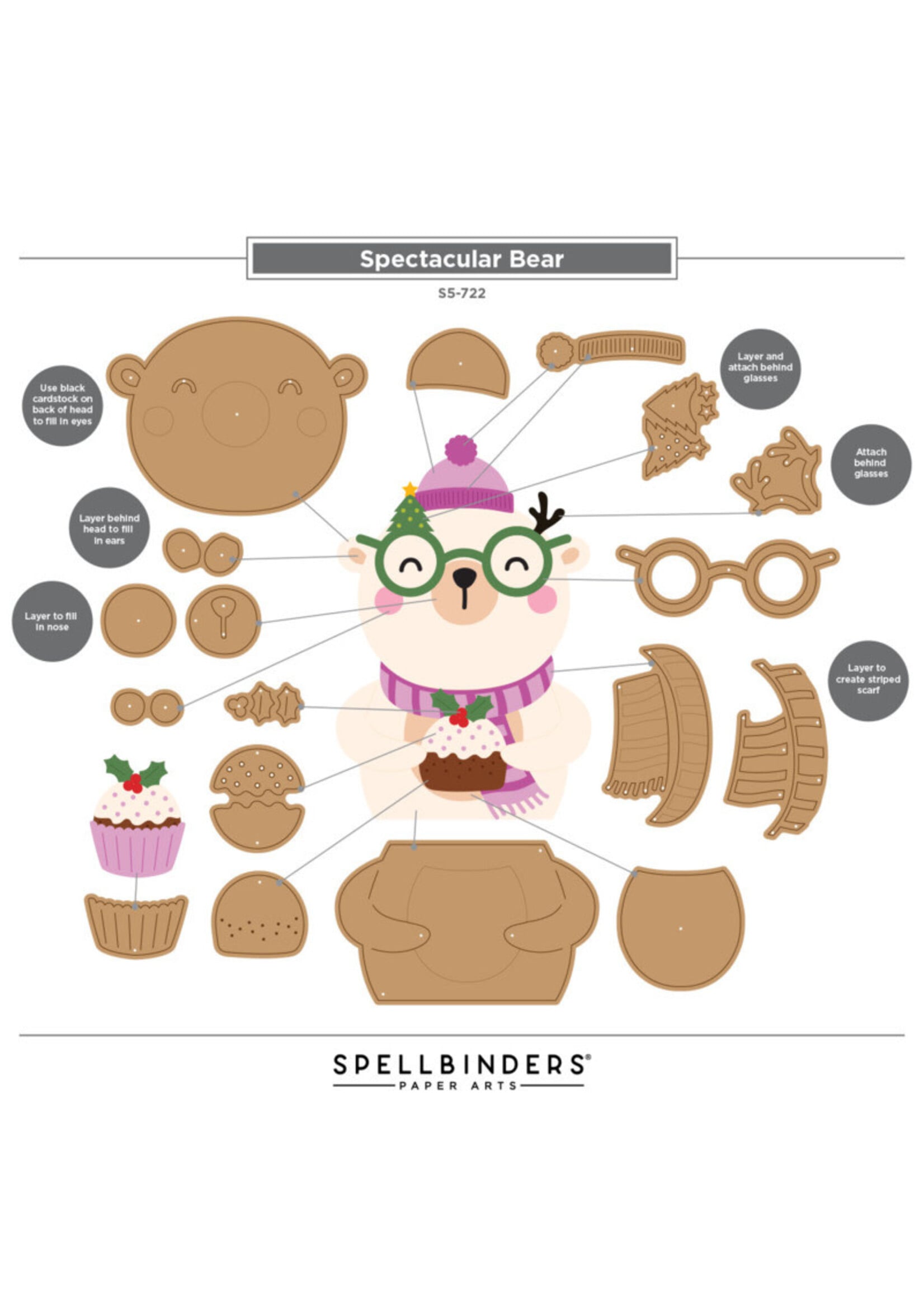 Spellbinders Spellbinders Die, Spectacular Bear