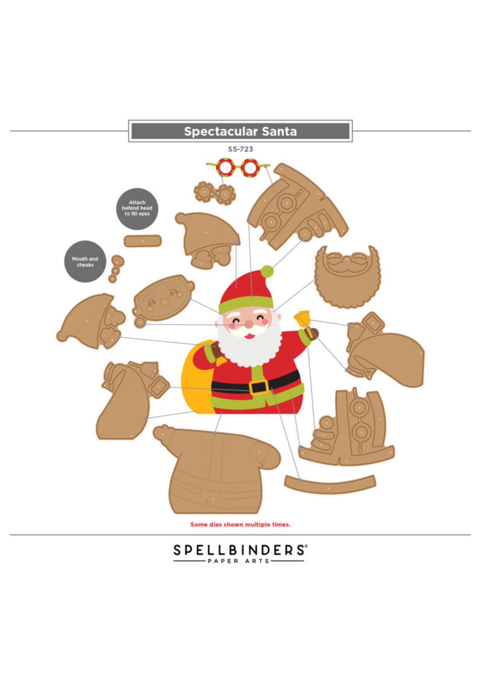 Spellbinders Spellbinders Die, Spectacular Santa