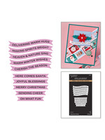 Spellbinders Spellbinders Press + Foil Plate & Die Set, Holiday Banner Greetings