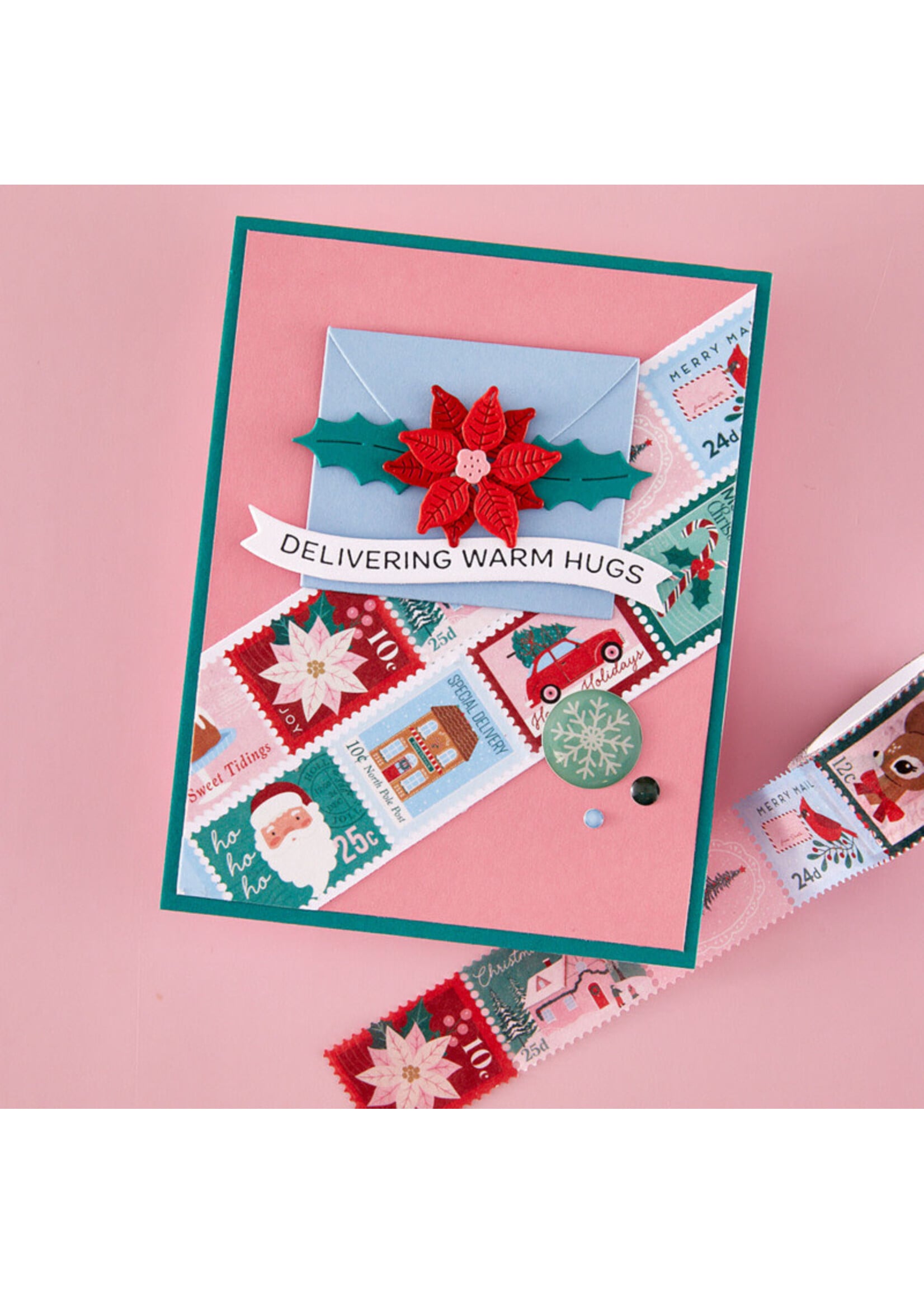 Spellbinders Spellbinders Press + Foil Plate & Die Set, Holiday Banner Greetings
