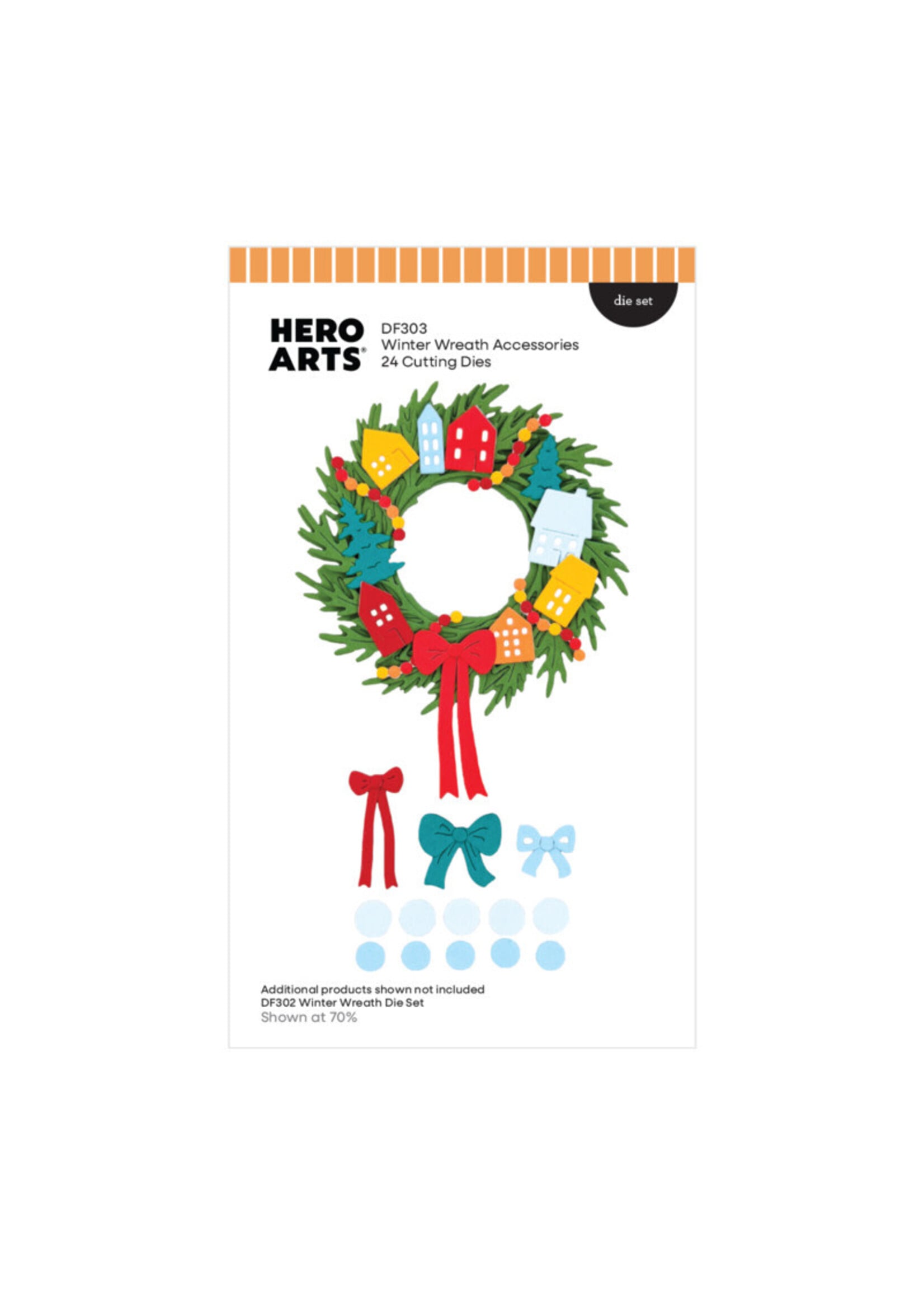Hero  Arts Hero Arts Die, Winter Wreath Accessories