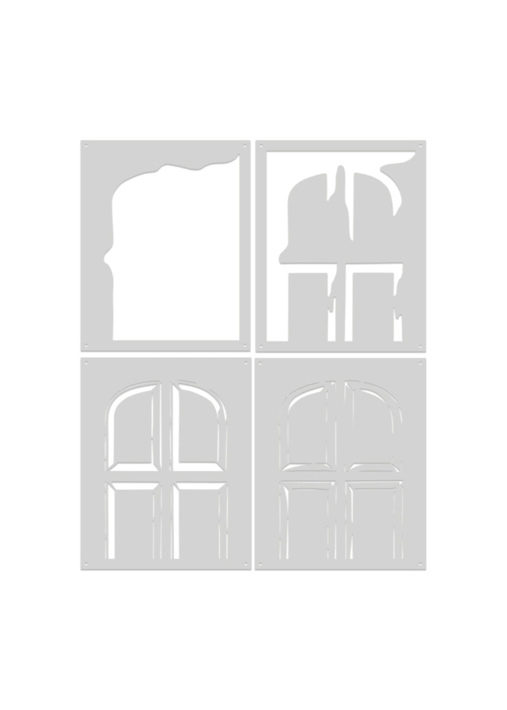 Hero  Arts Hero Arts Layering Stencil Set, Front Door