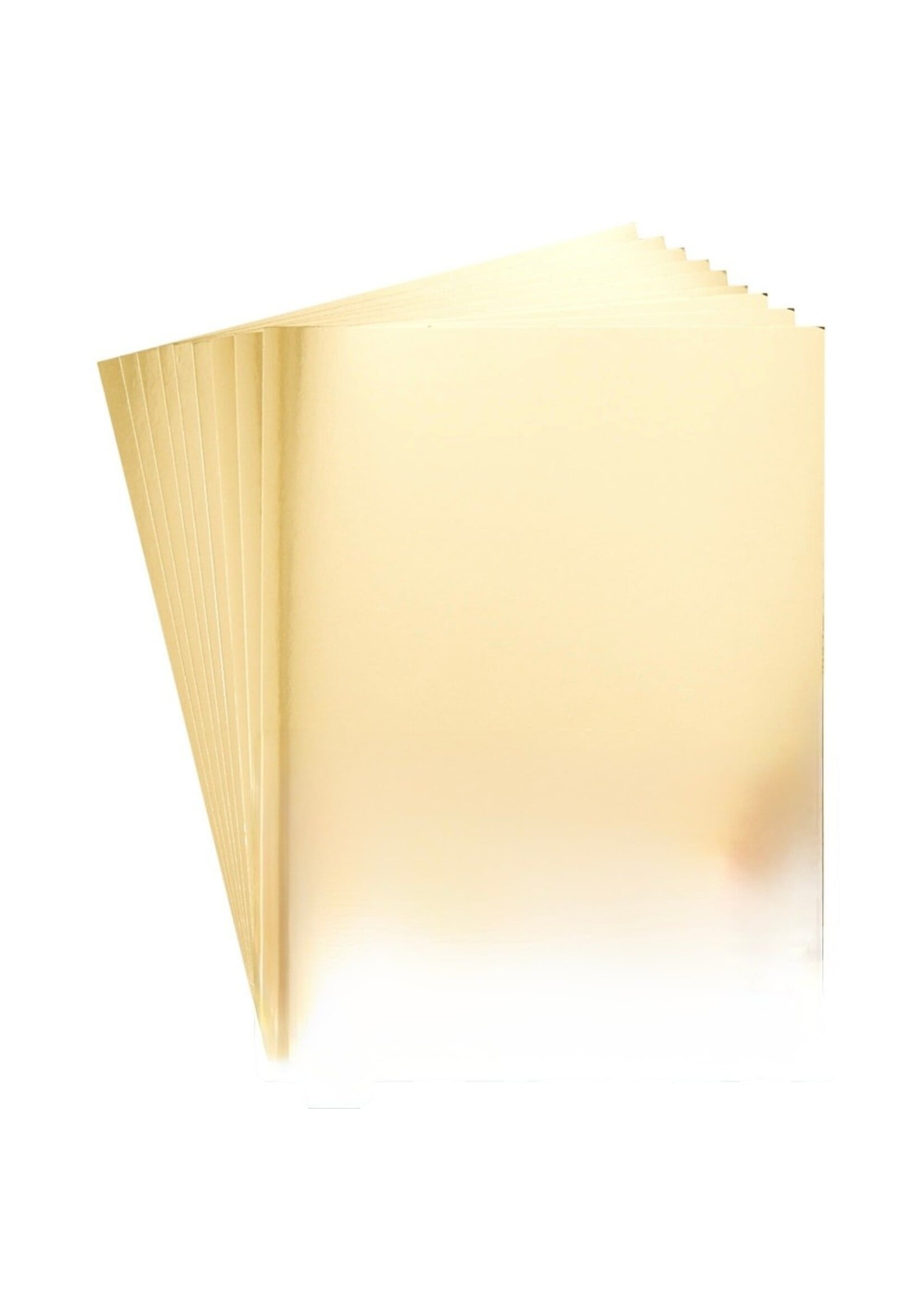 Spellbinders Spellbinders 8.5X11 Treasured Cardstock, Gold Mirror Metallic (Per Sheet)