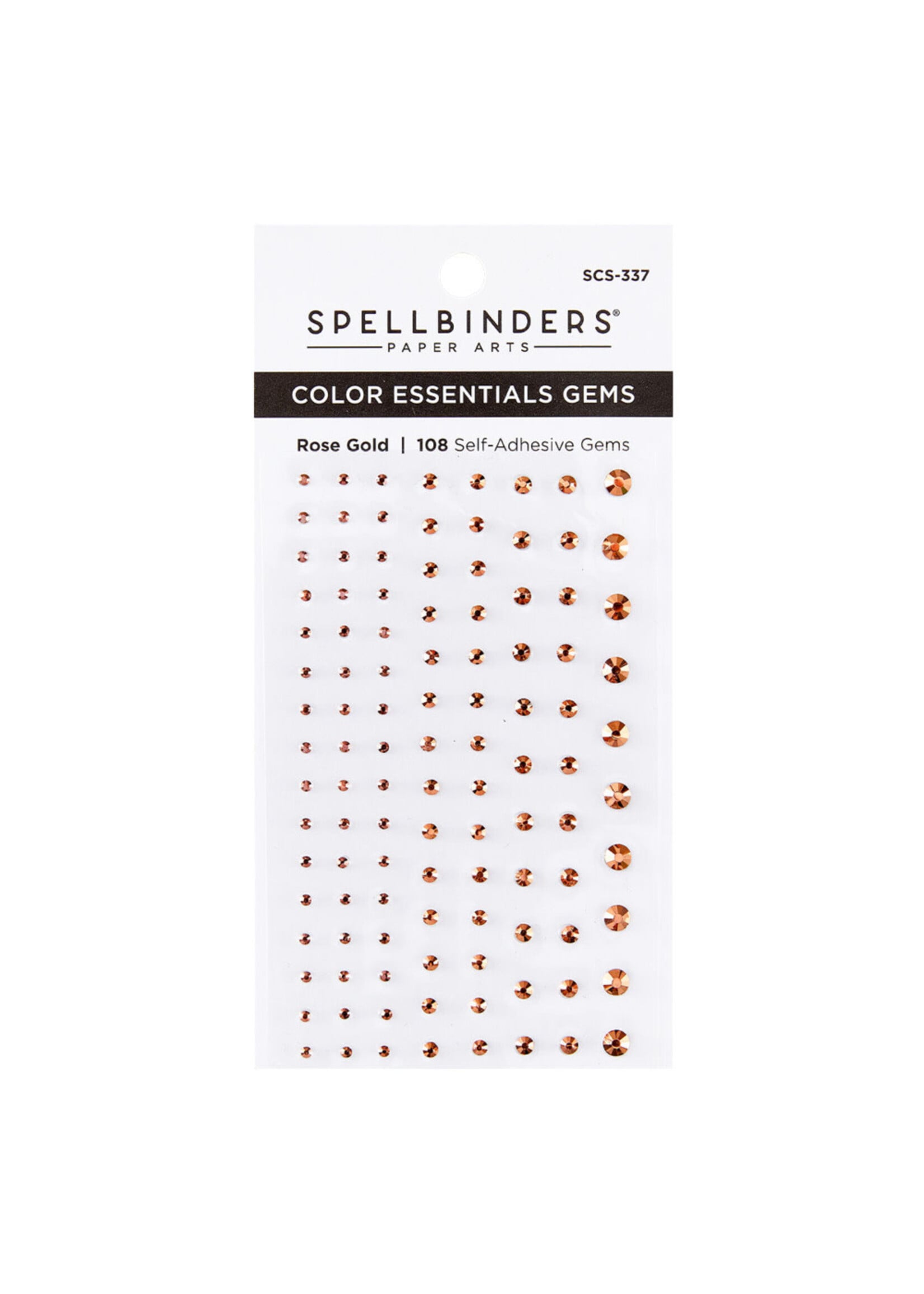 Spellbinders Spellbinders Color Essentials Self Adhesive Gems, Rose Gold