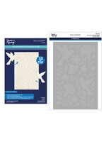 Spellbinders Spellbinders 3D Embossing Folder/Stencil Bundle, Hummingbird Garden