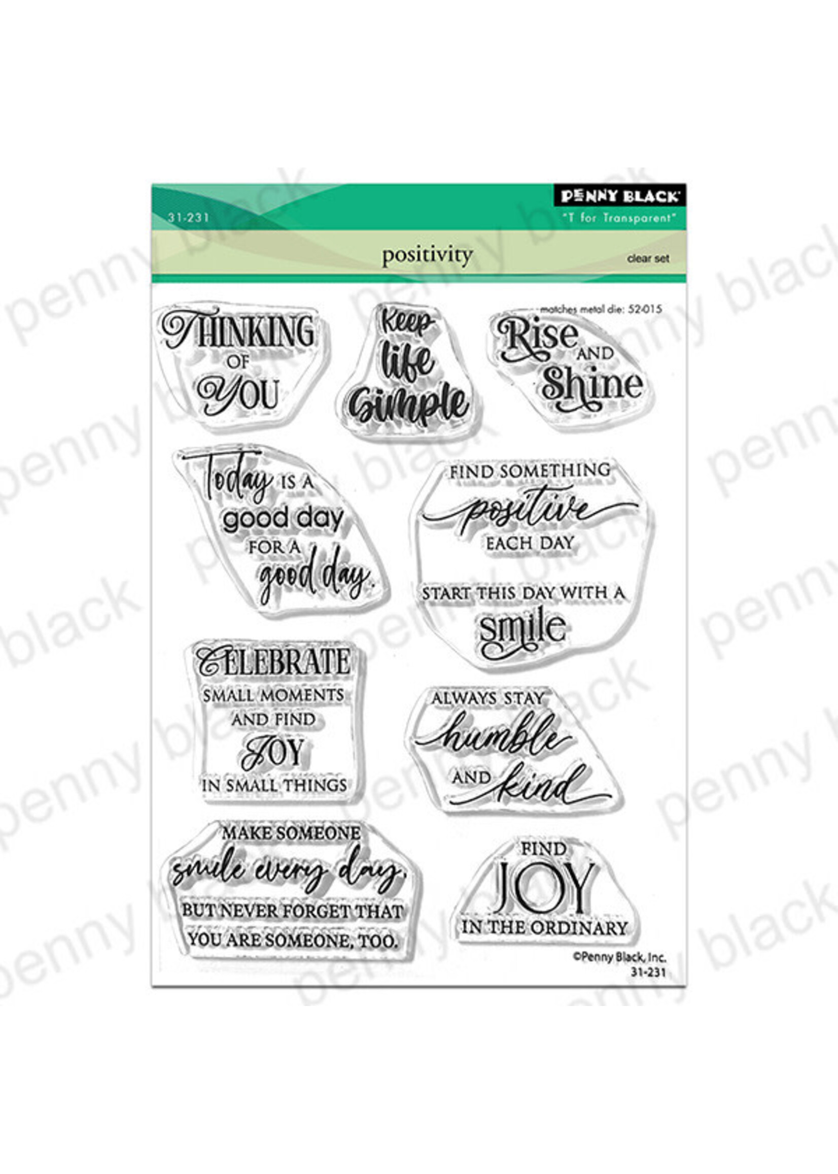 Penny Black Penny Black Stamp, Positivity