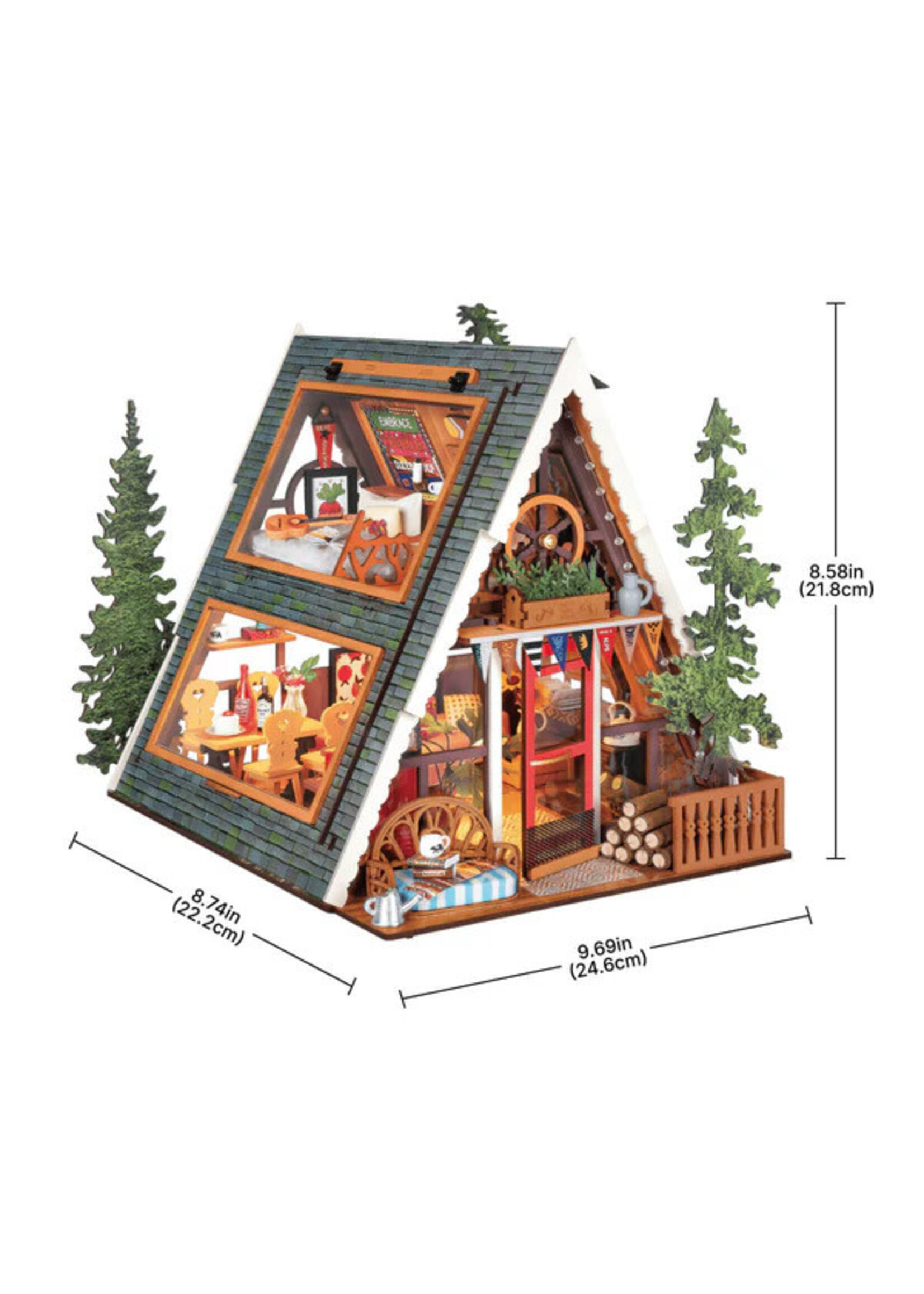 Rolife Rolife DIY Miniature House, A-Frame Cabin