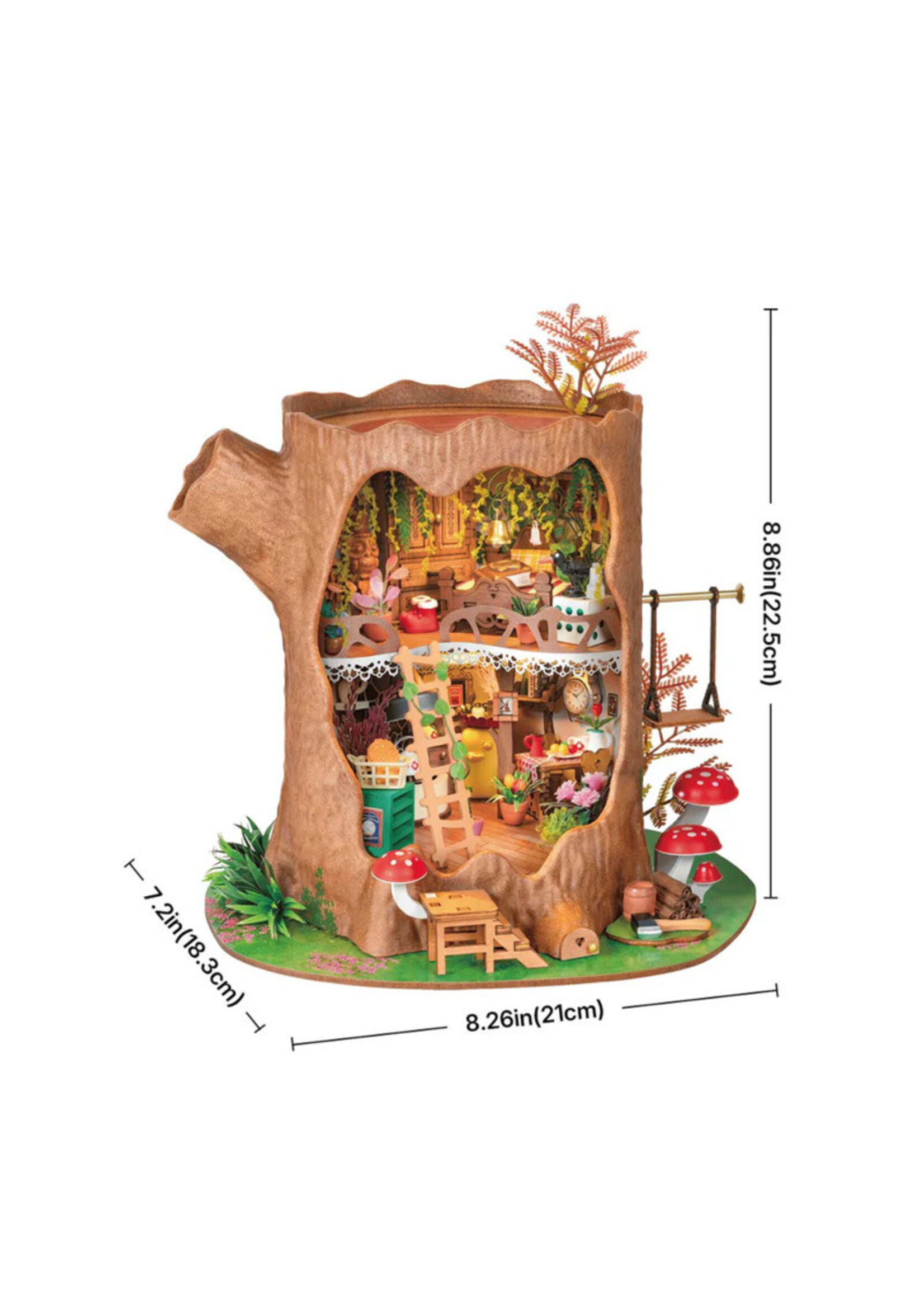 Rolife Rolife DIY Miniature House, Fairytale Tree House