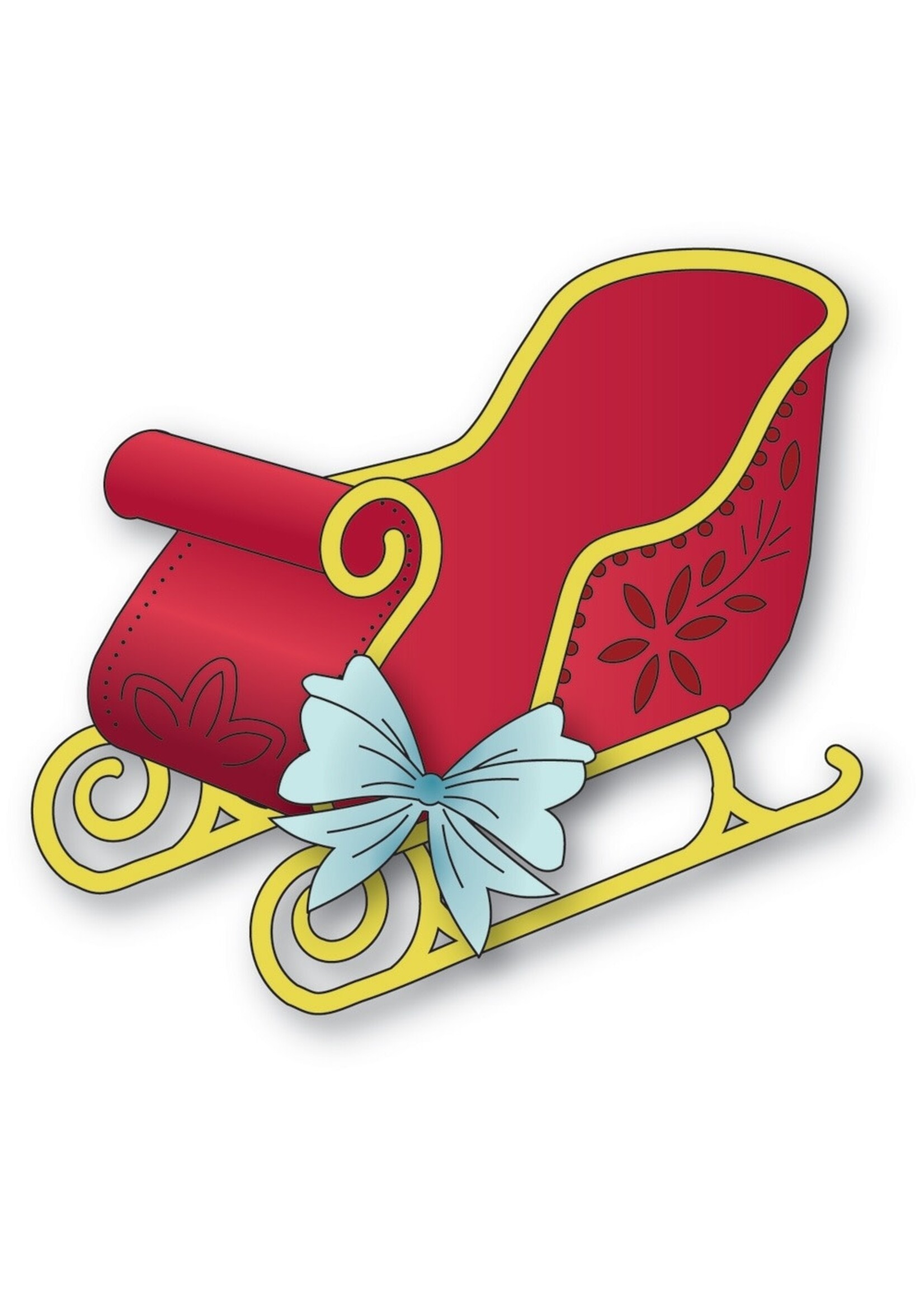 Poppy Stamps Die, Luxury Sleigh