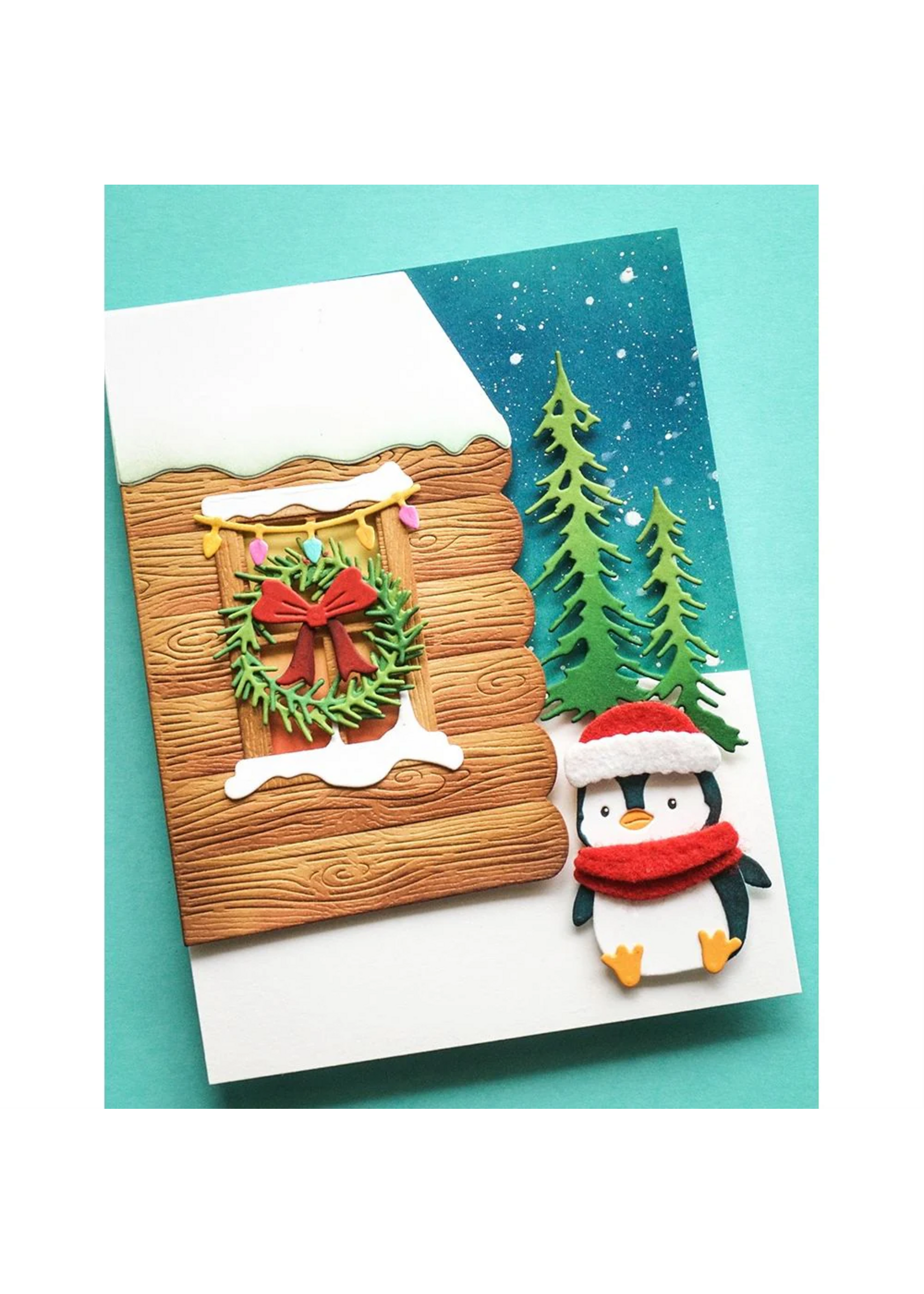 Memory Box Memory Box Die, Log Cabin Scene