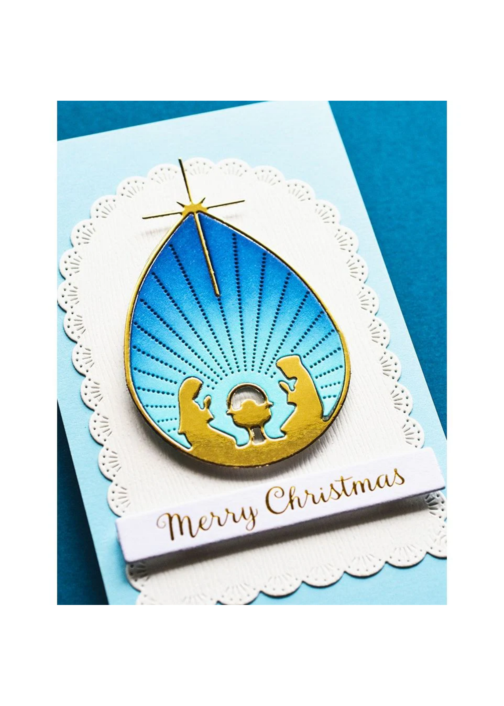 Memory Box Memory Box Die, Fan Stitch Scalloped Arch Frames