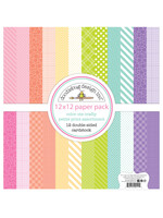 Doodlebug Doodlebug 12X12 Textured Cardstock Pack, Color Me Crafty