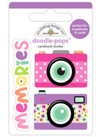 Doodlebug Doodlebug Doodle-Pops 3D Sticker, Making Memories