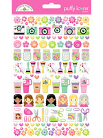 Doodlebug Doodlebug Puffy Icon Stickers, Color Me Crafty