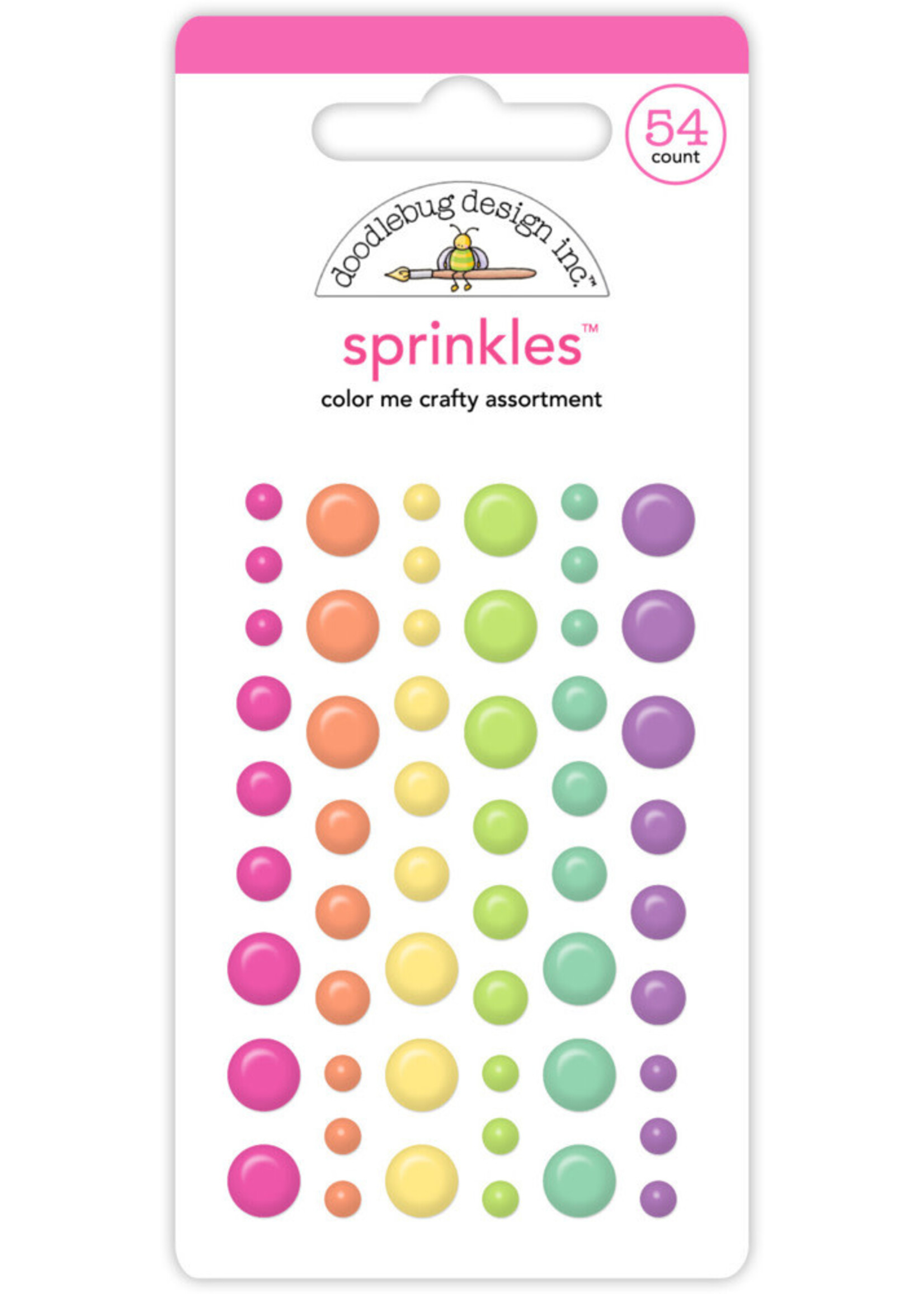 Doodlebug Doodlebug Sprinkles, Color Me Crafty Assortment