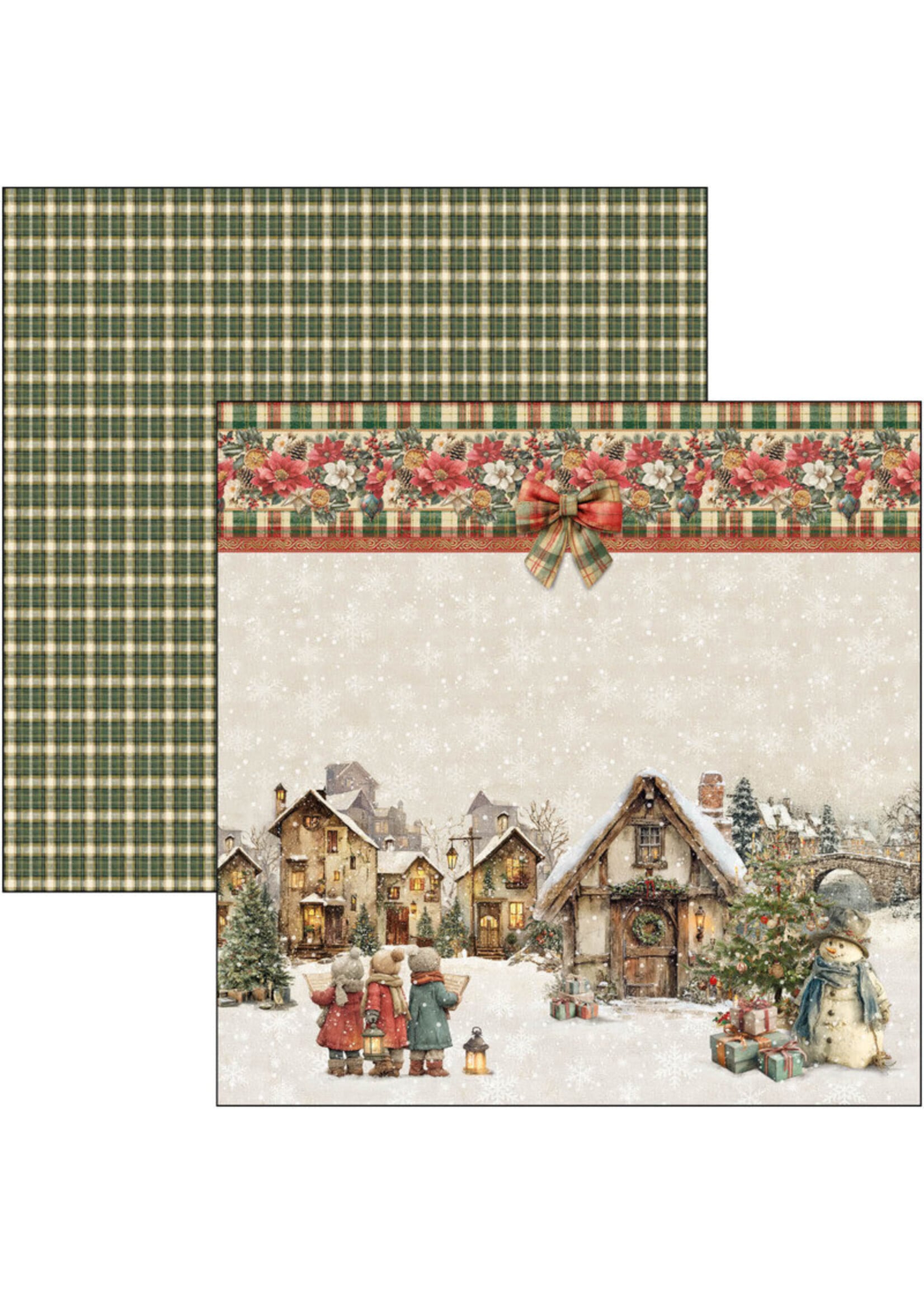 Ciao Bella Ciao Bella 12x12 Patterns Pad, Merry & Bright