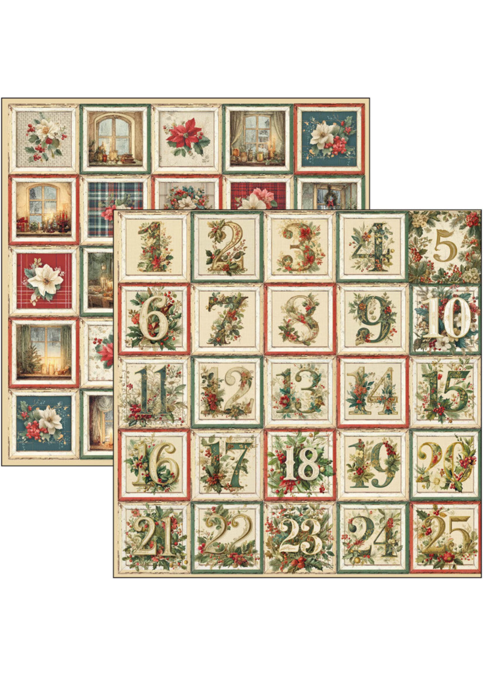 Ciao Bella Ciao Bella 12x12 Patterns Pad, Merry & Bright
