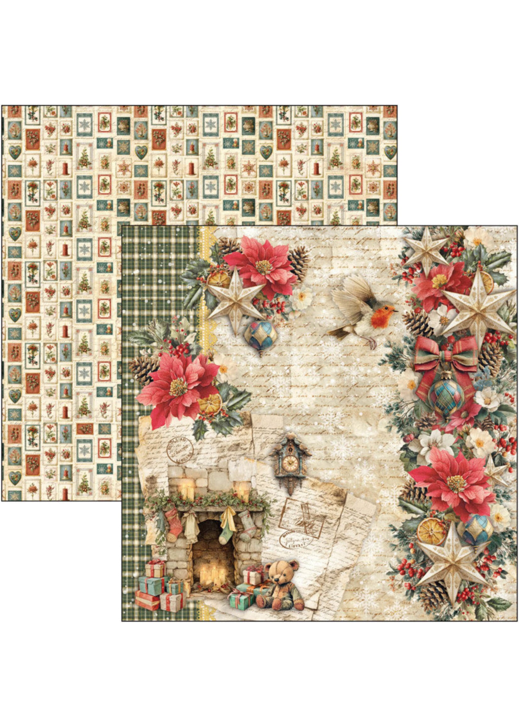Ciao Bella Ciao Bella 8x8 Paper Pad, Merry & Bright