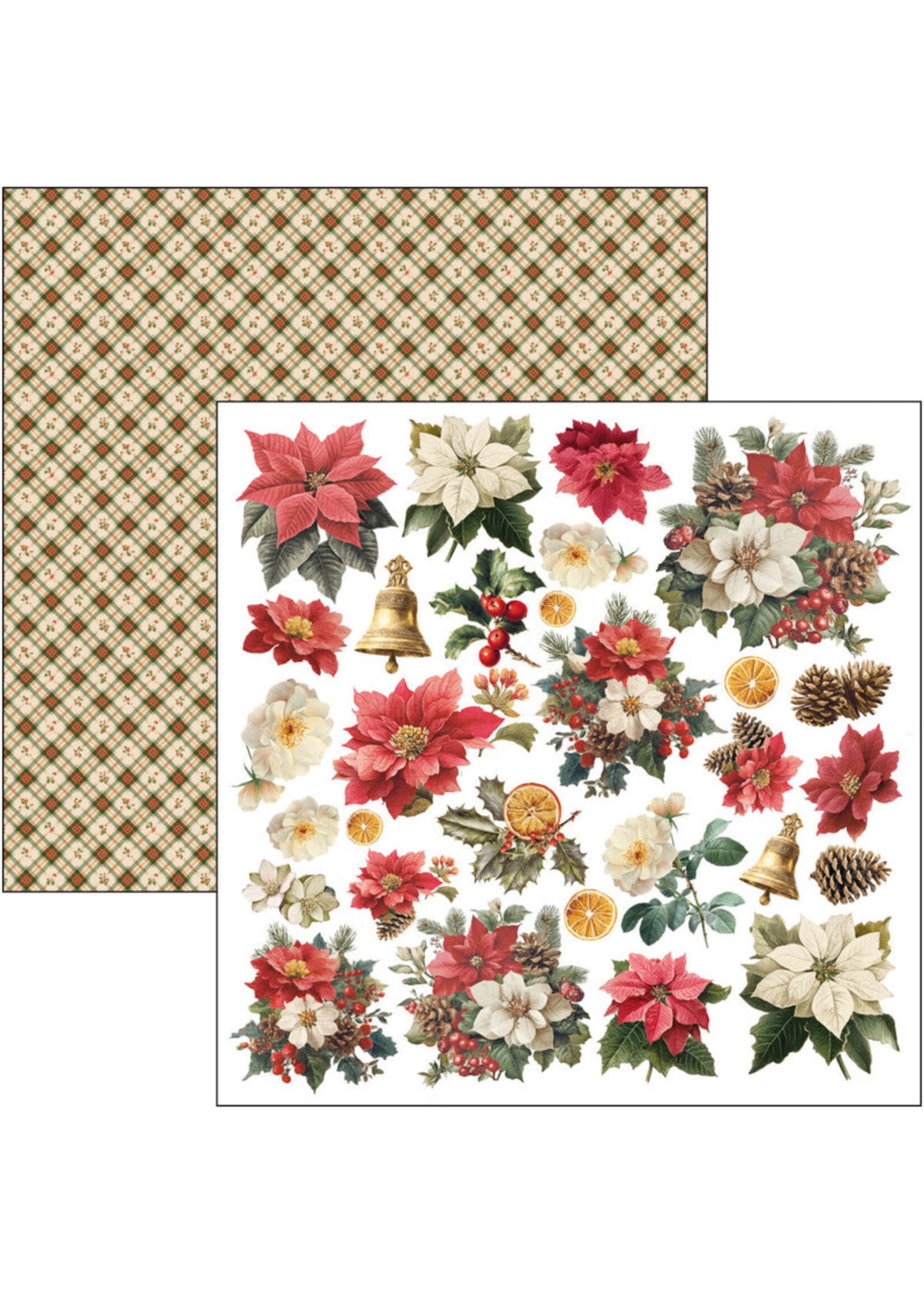 Ciao Bella Ciao Bella 8x8 Paper Pad, Merry & Bright