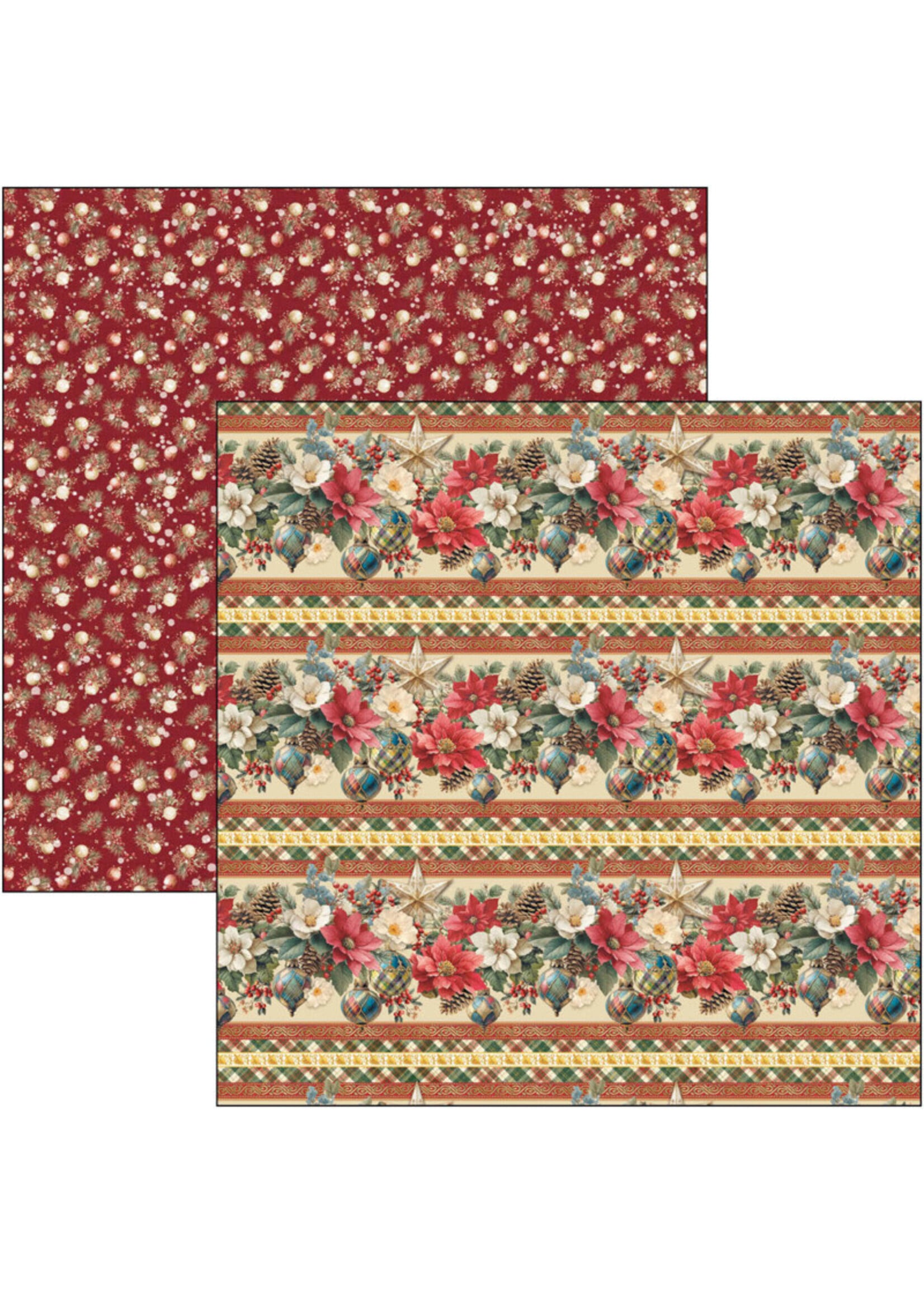 Ciao Bella Ciao Bella 8x8 Paper Pad, Merry & Bright