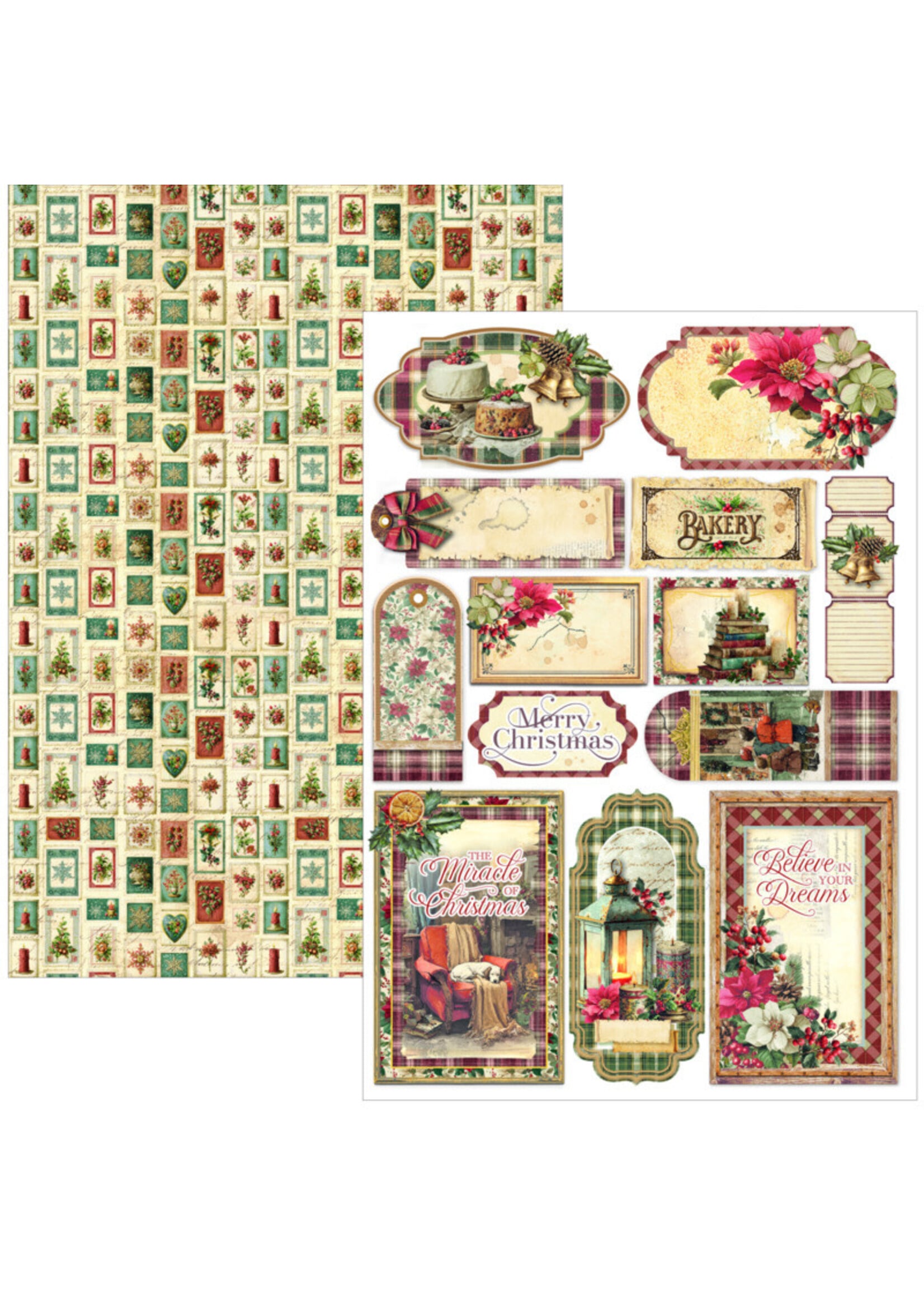 Ciao Bella Ciao Bella A4 Creative Pad, Merry & Bright