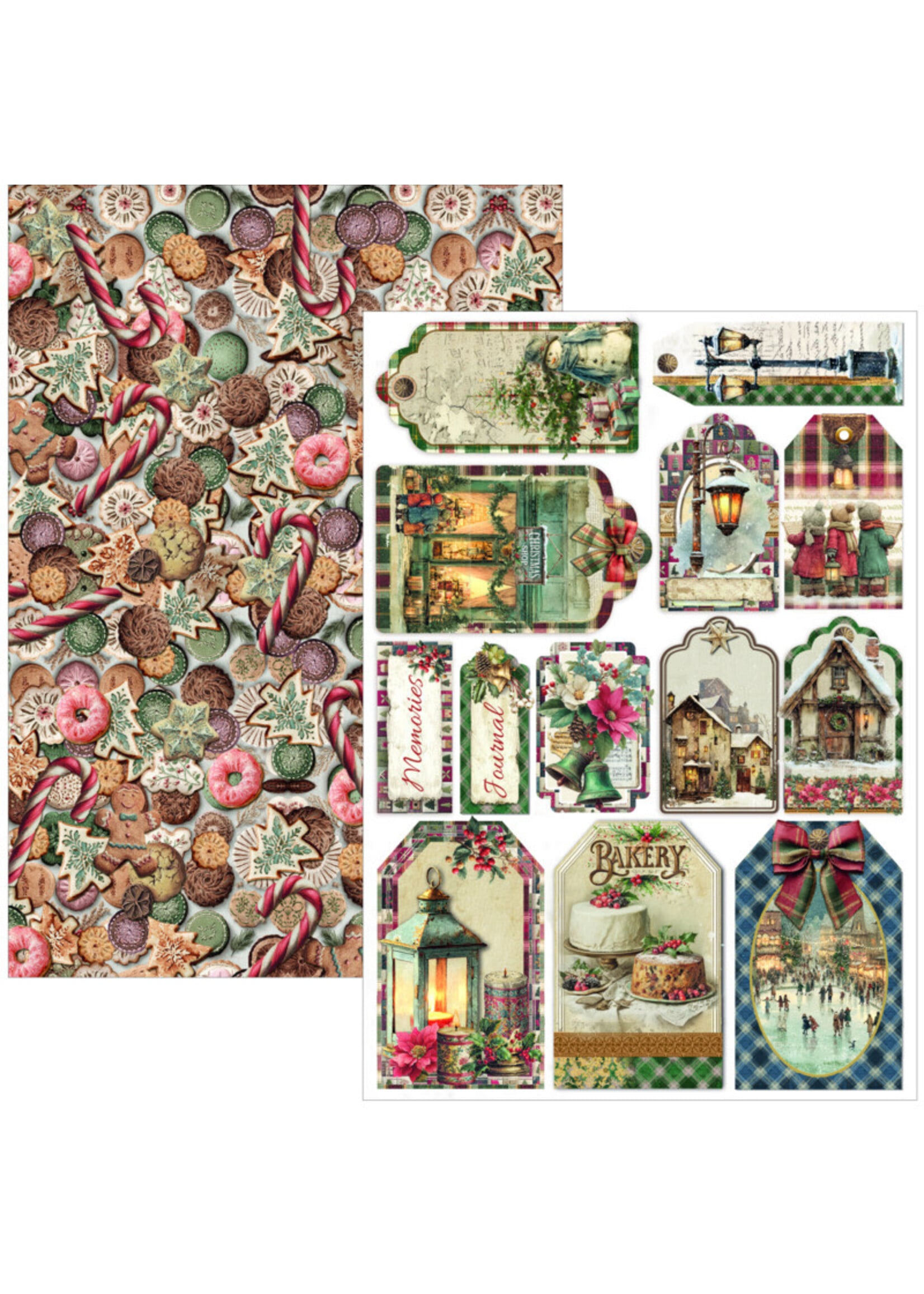Ciao Bella Ciao Bella A4 Creative Pad, Merry & Bright