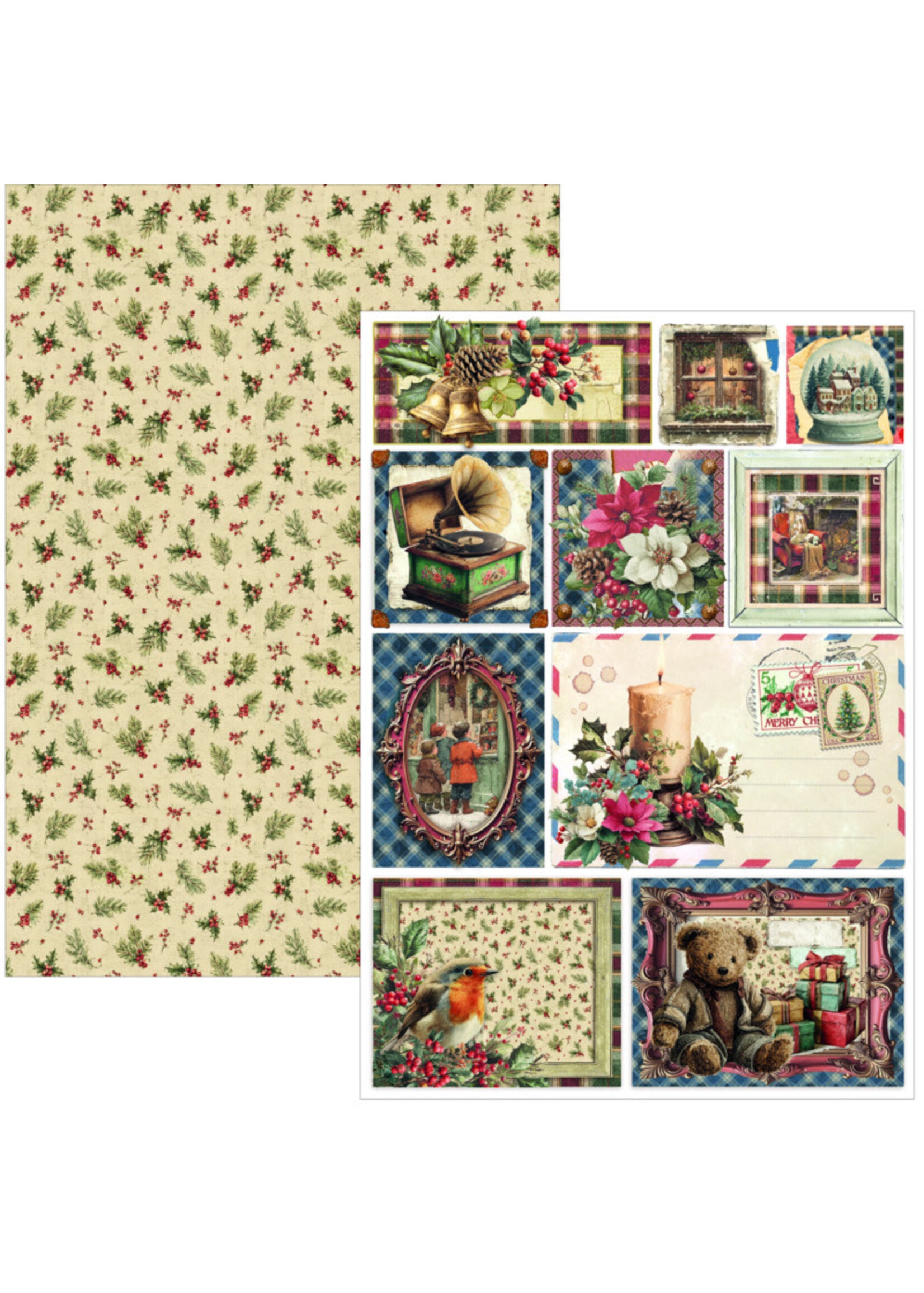 Ciao Bella Ciao Bella A4 Creative Pad, Merry & Bright