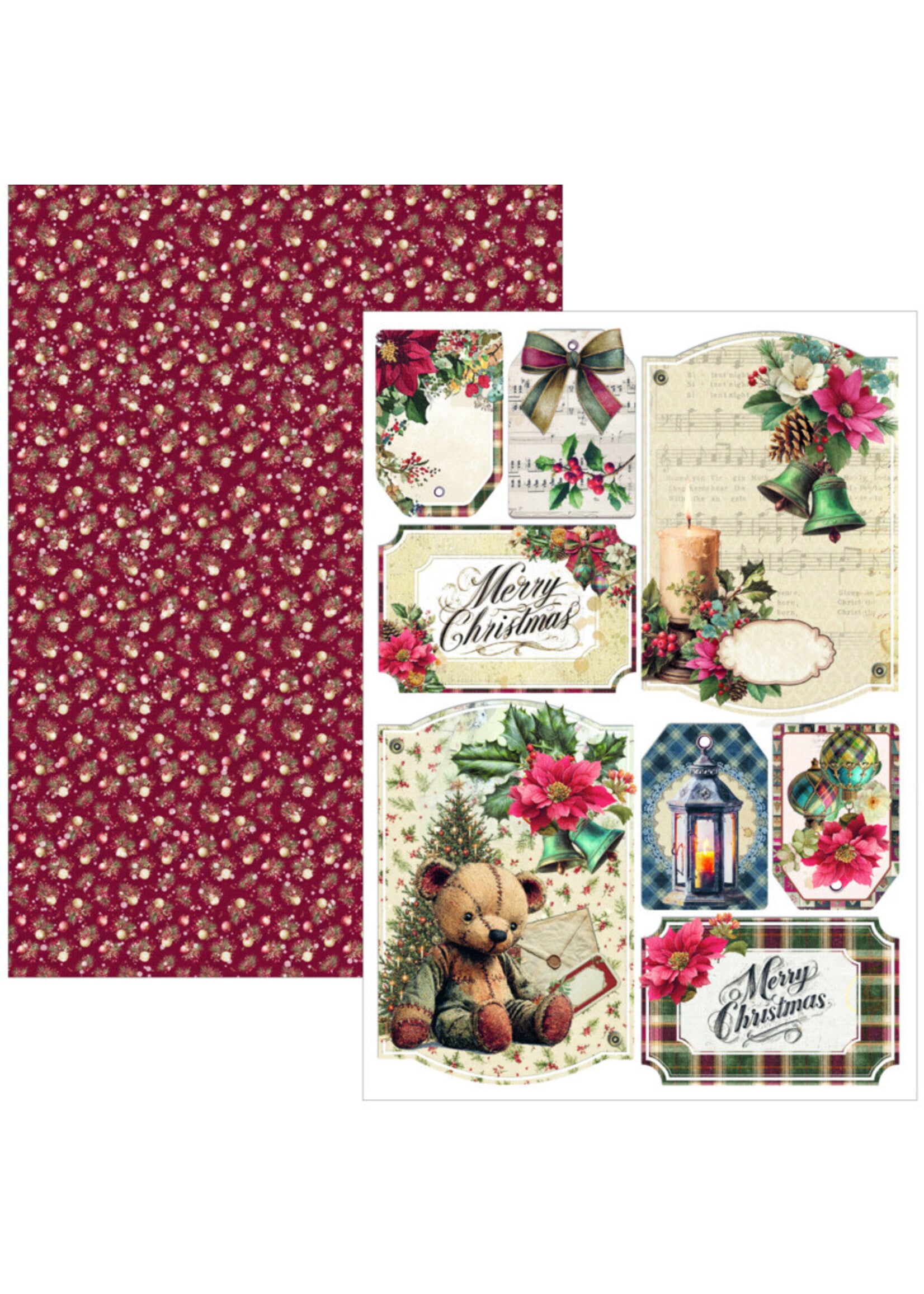 Ciao Bella Ciao Bella A4 Creative Pad, Merry & Bright