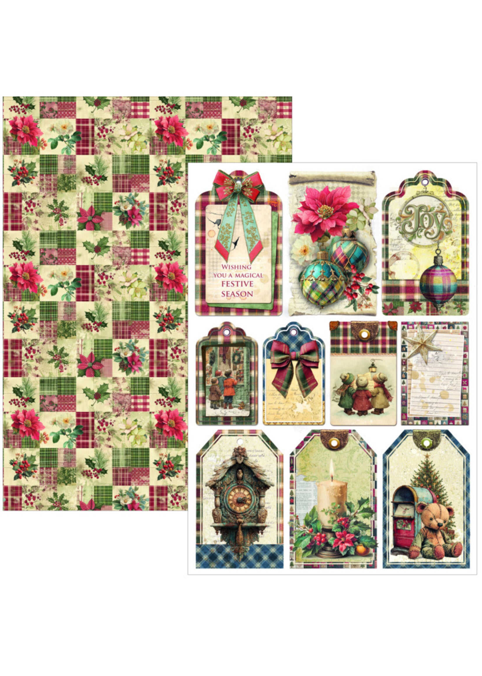 Ciao Bella Ciao Bella A4 Creative Pad, Merry & Bright
