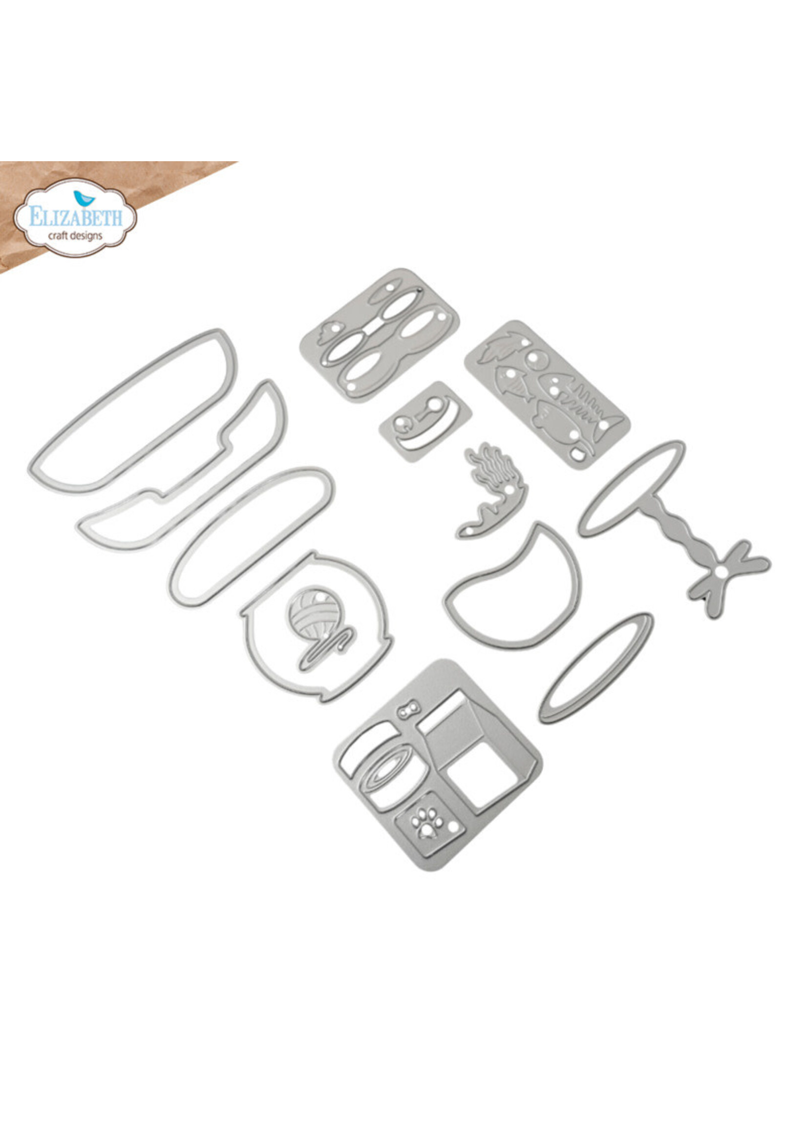 Elizabeth Craft Design ECD Die, 2371 Cat Accessories